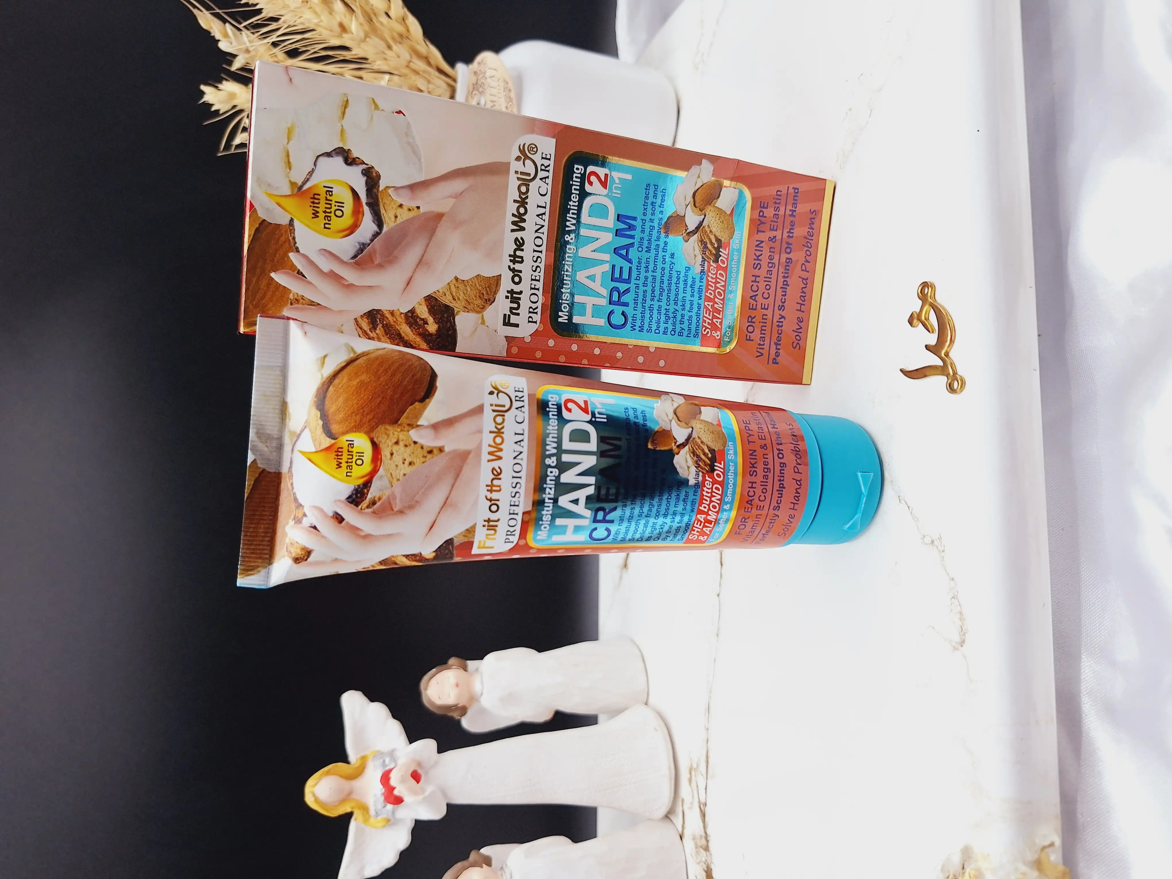 کرم مرطوب و سفید کننده دست کره شی و روغن بادام وکالی WOKALI کد WKL520