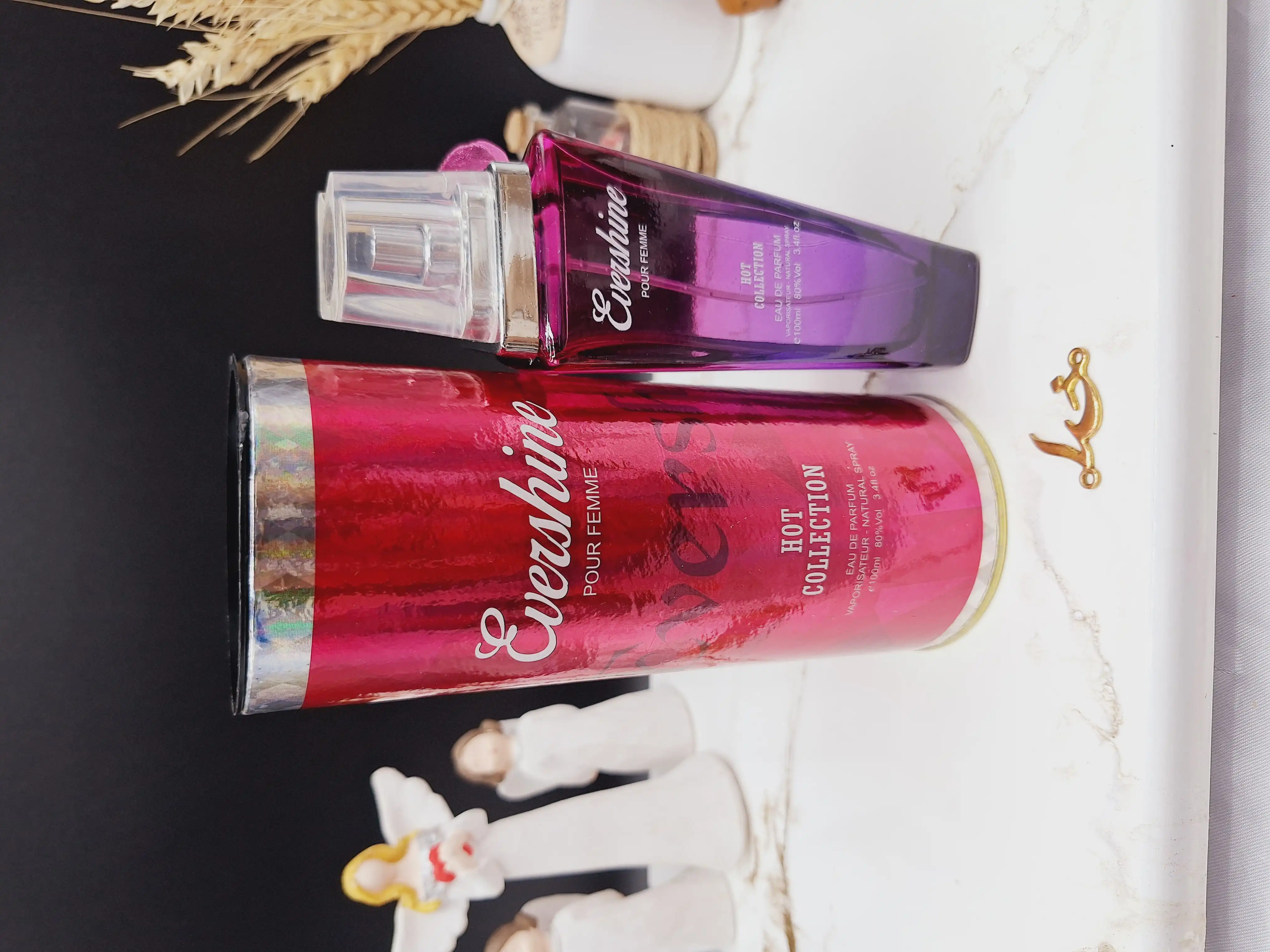 ادکلن قوطی فلزی صورتی Evershin کد 2733