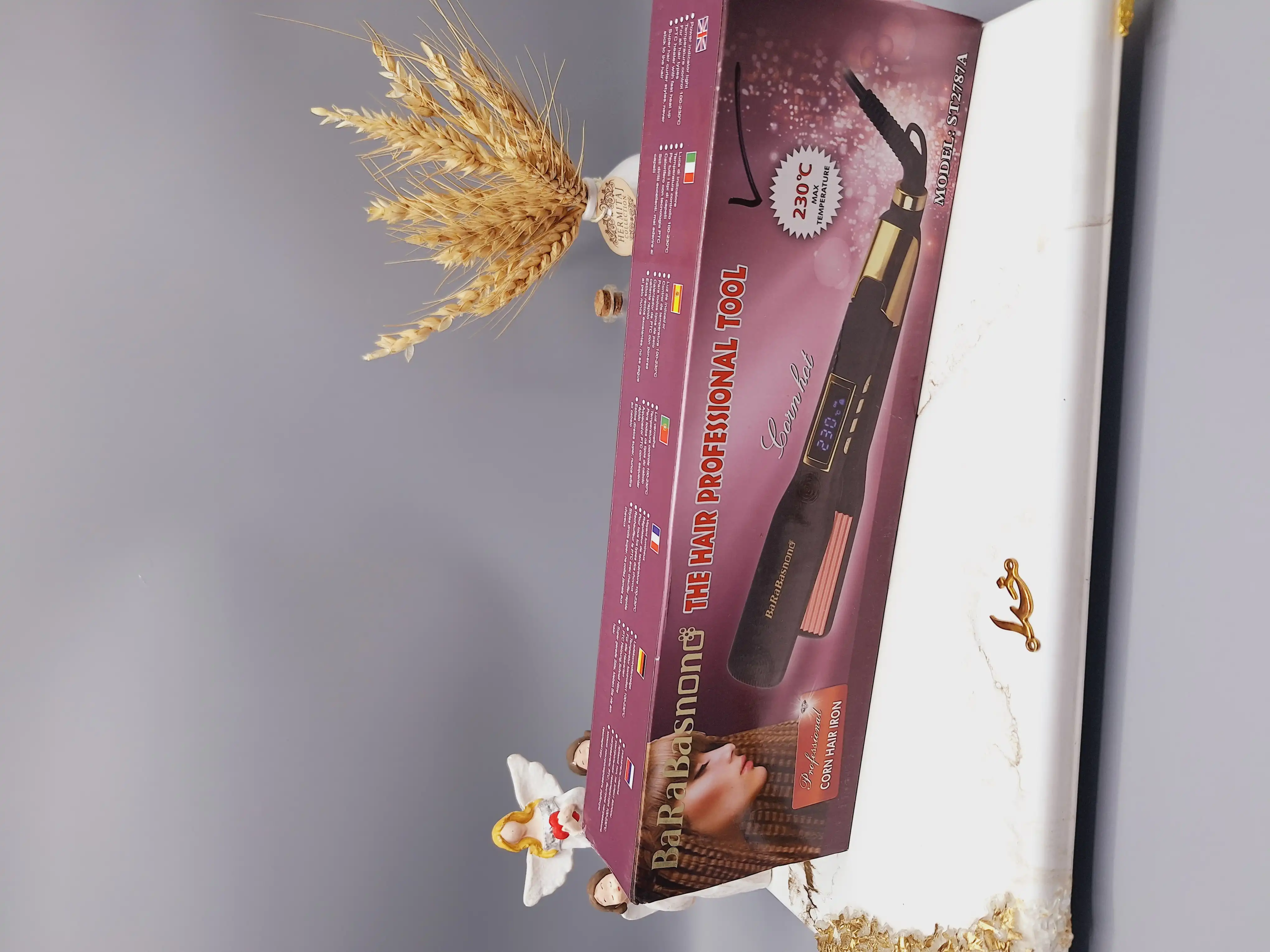 اتو حالت دهنده مو ویو بیبی باس نانو مدل BaByBasnono ST2787A