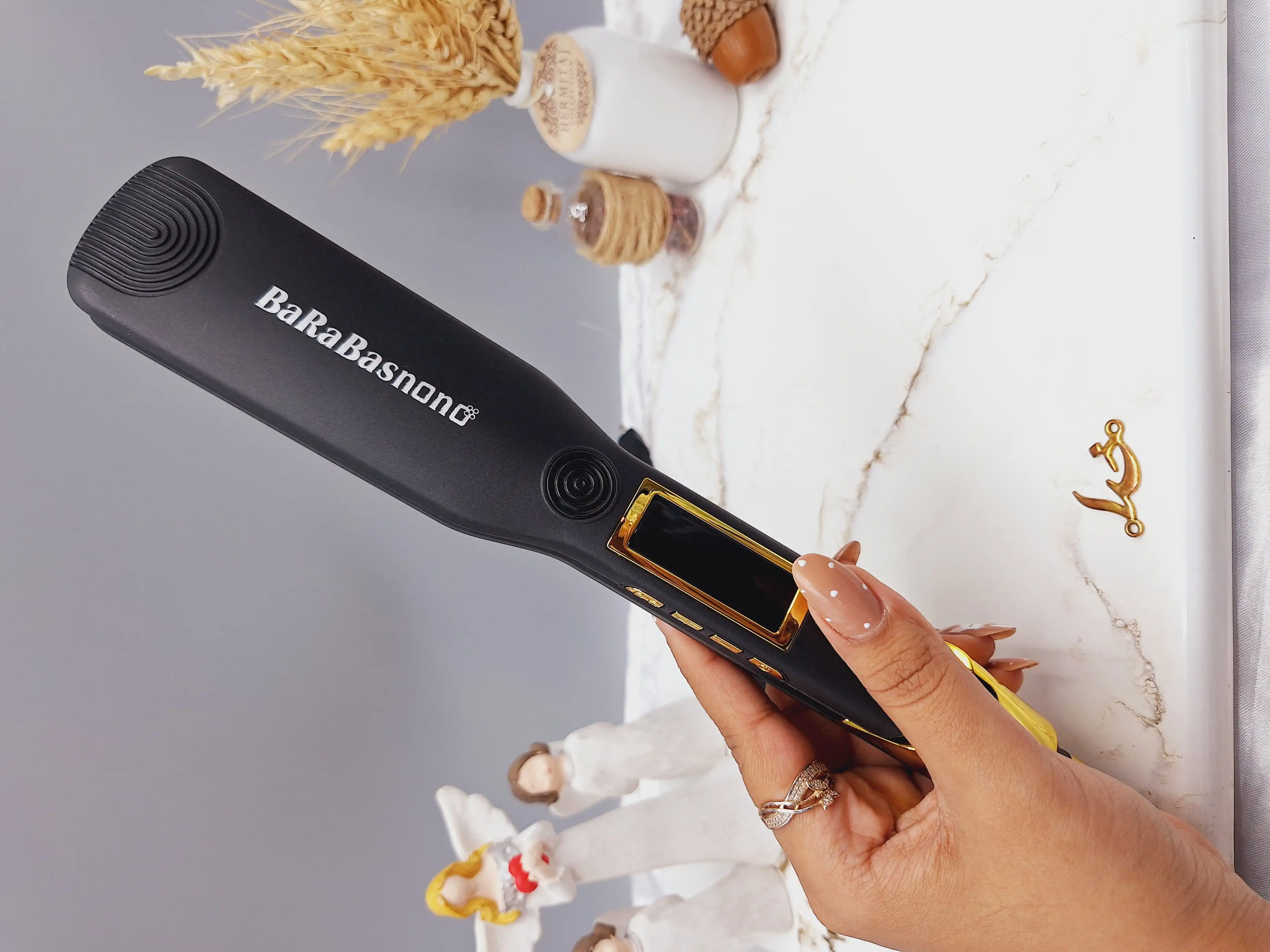 اتو حالت دهنده مو ویو بیبی باس نانو مدل BaByBasnono ST2787A