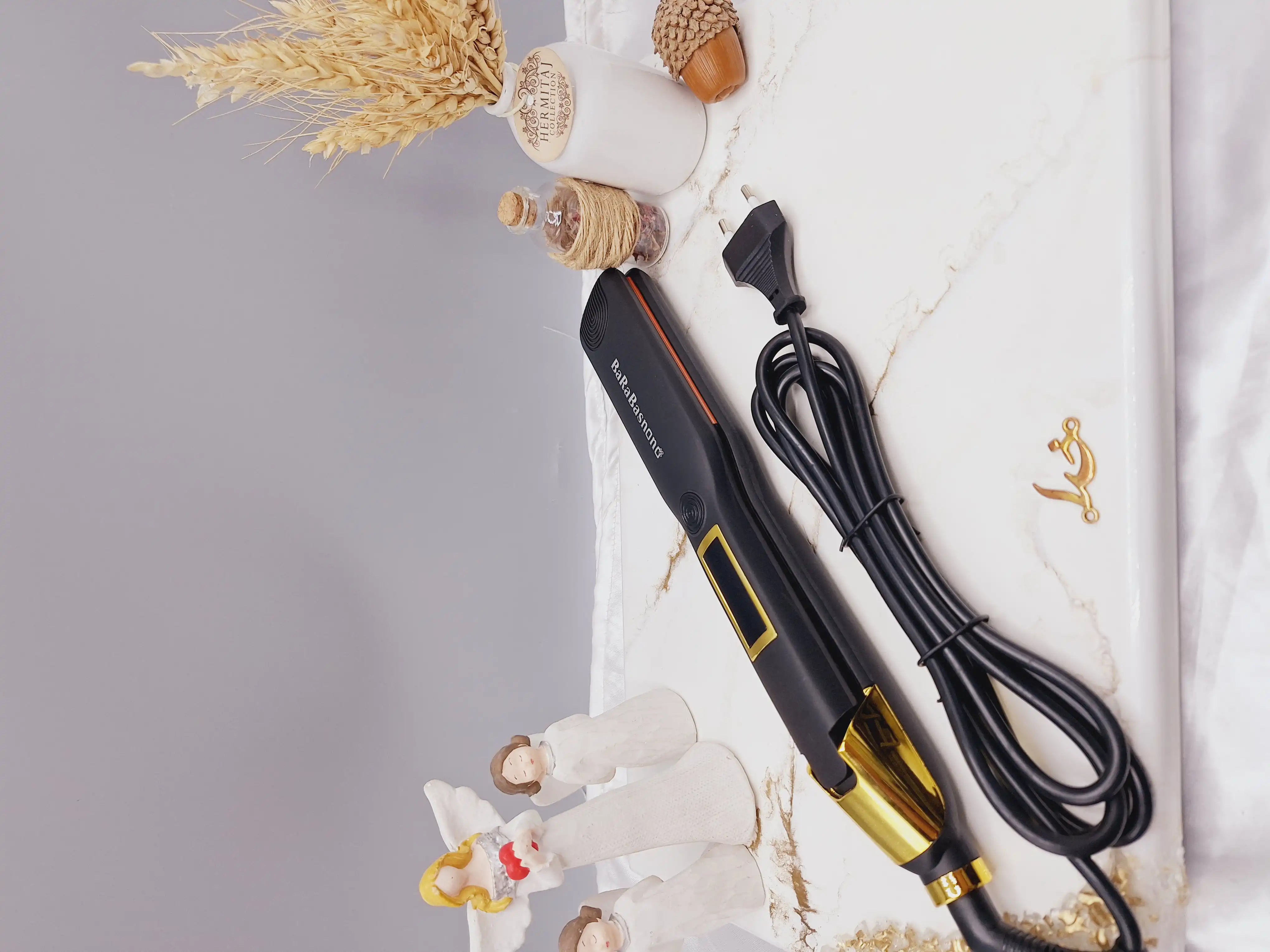 اتو حالت دهنده مو ویو بیبی باس نانو مدل BaByBasnono ST2787A