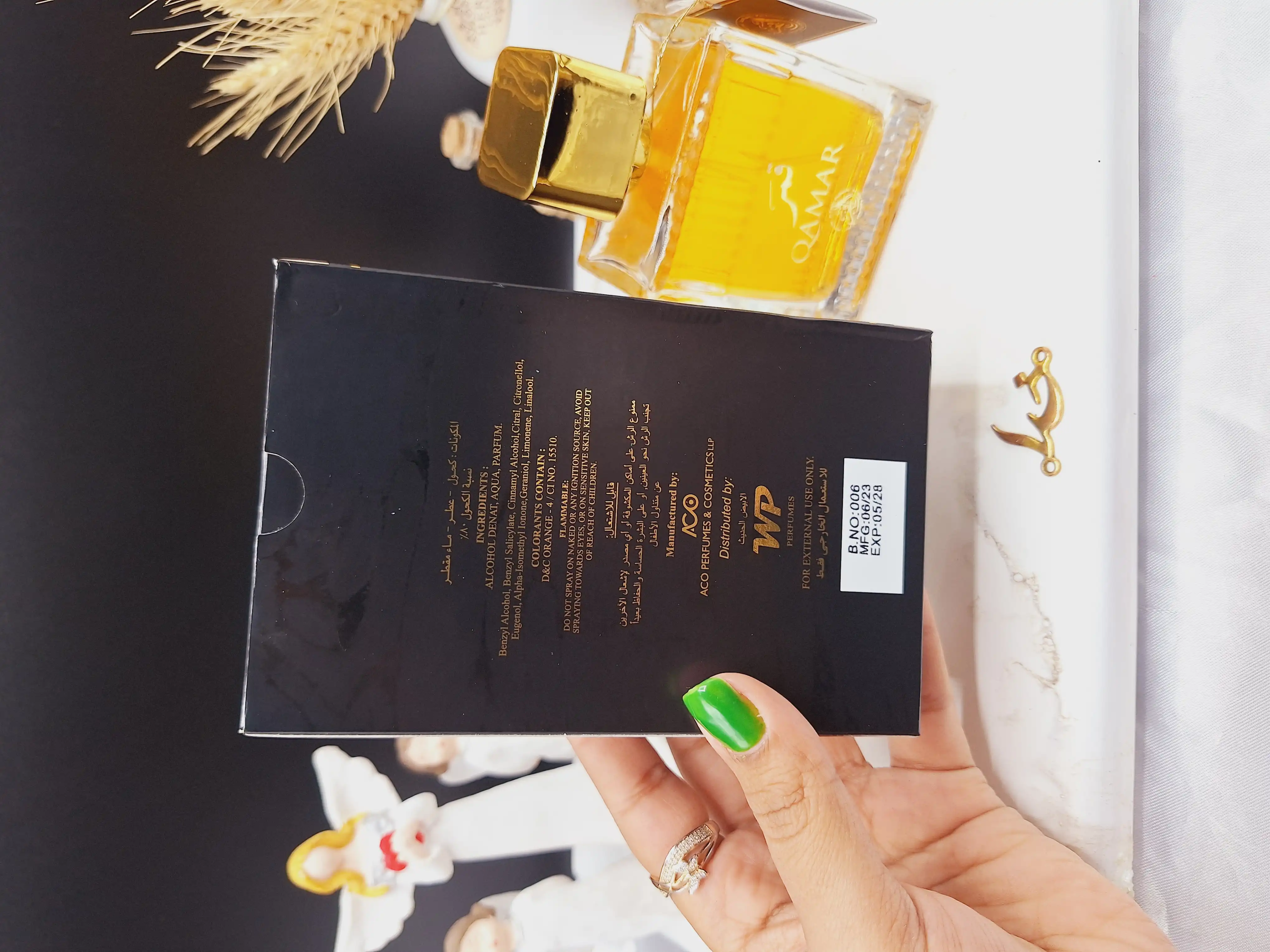 ادکلن زنانه قمر برند QAMAR حجم 100ml کد 1543