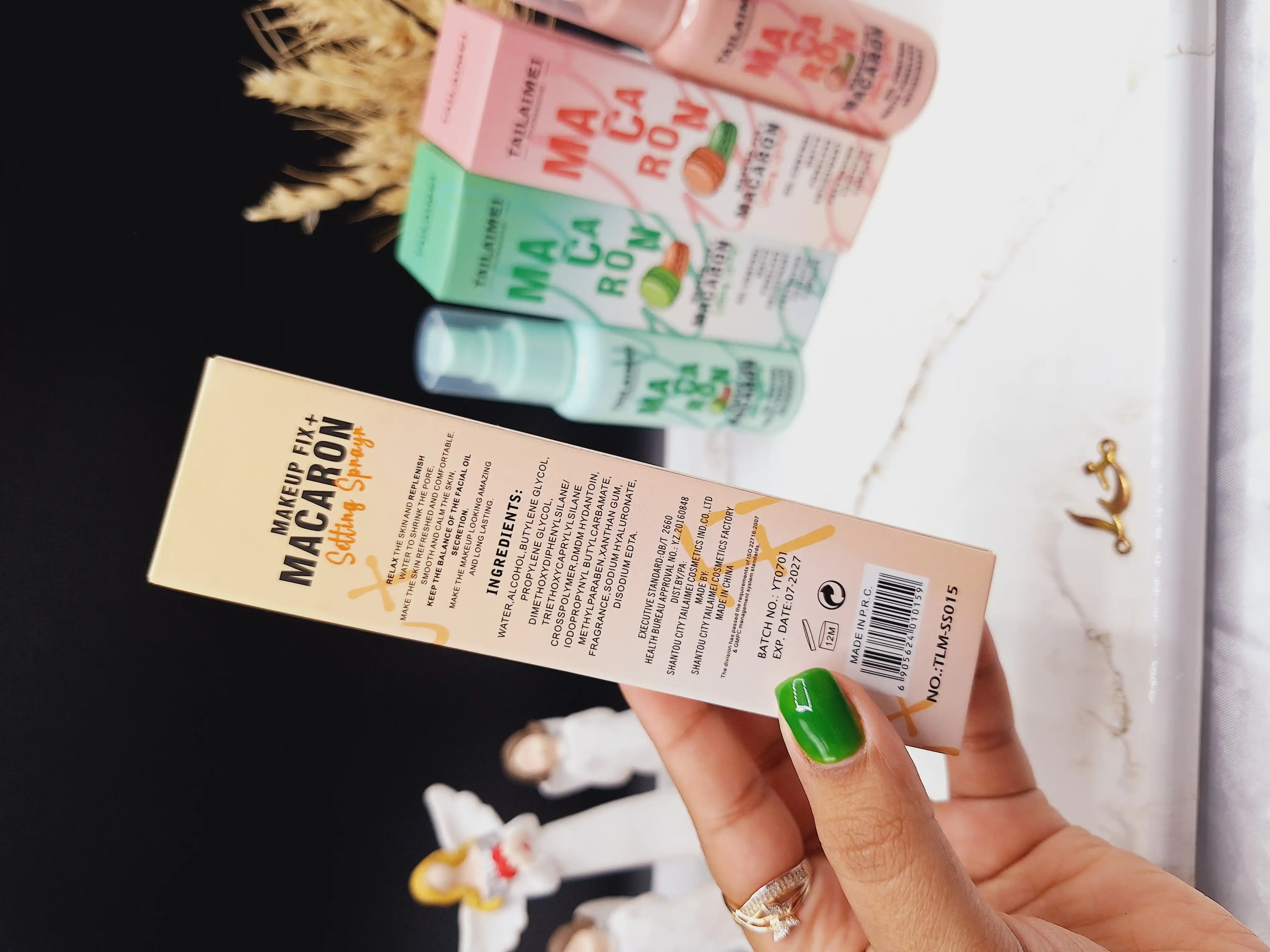 اسپری فیکس استوانه ای ماکارون تایلامی کد Tlm-ss014