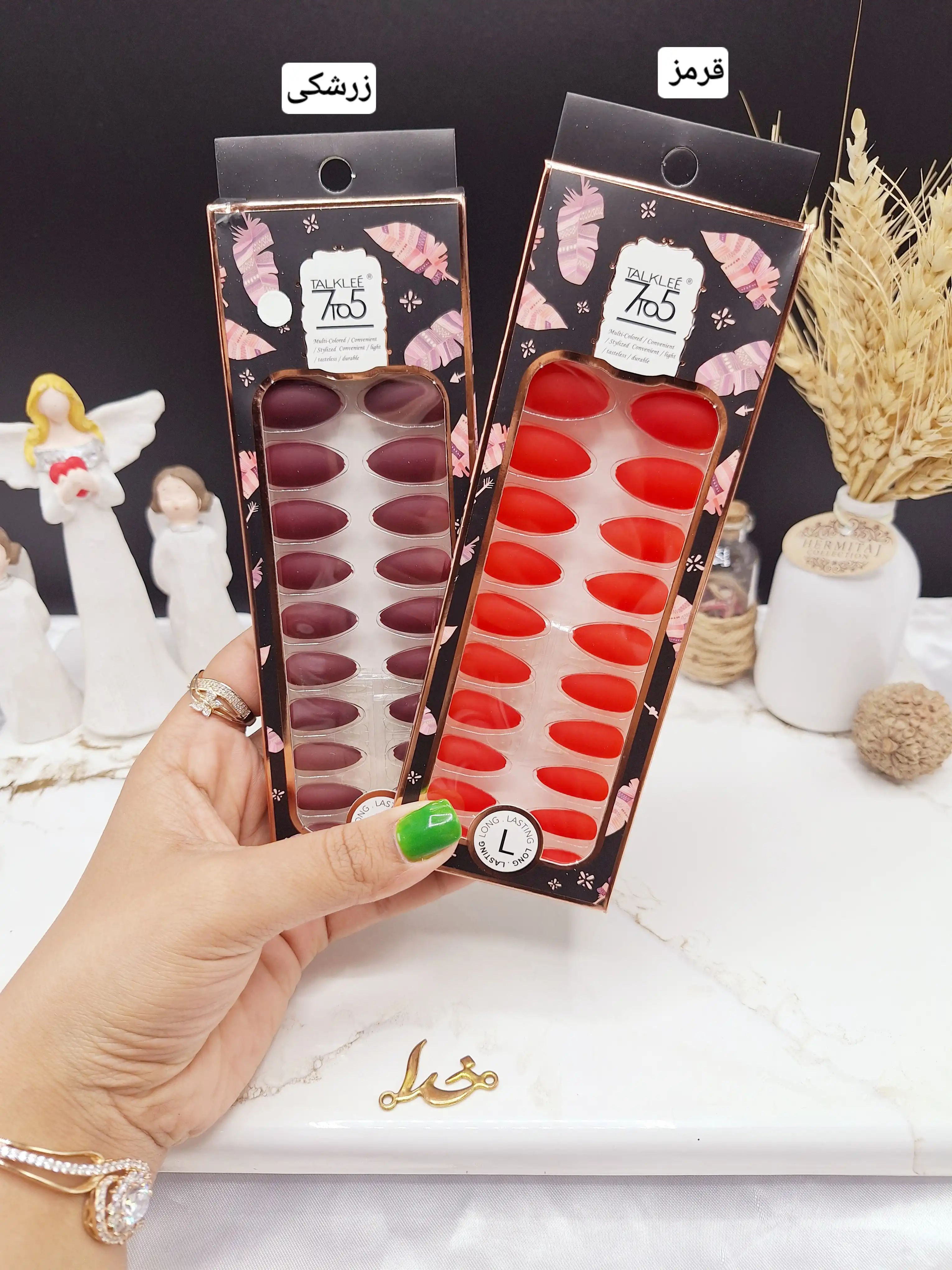 پک ناخن مصنوعی رنگ مات برند 7TO5 کد 9953