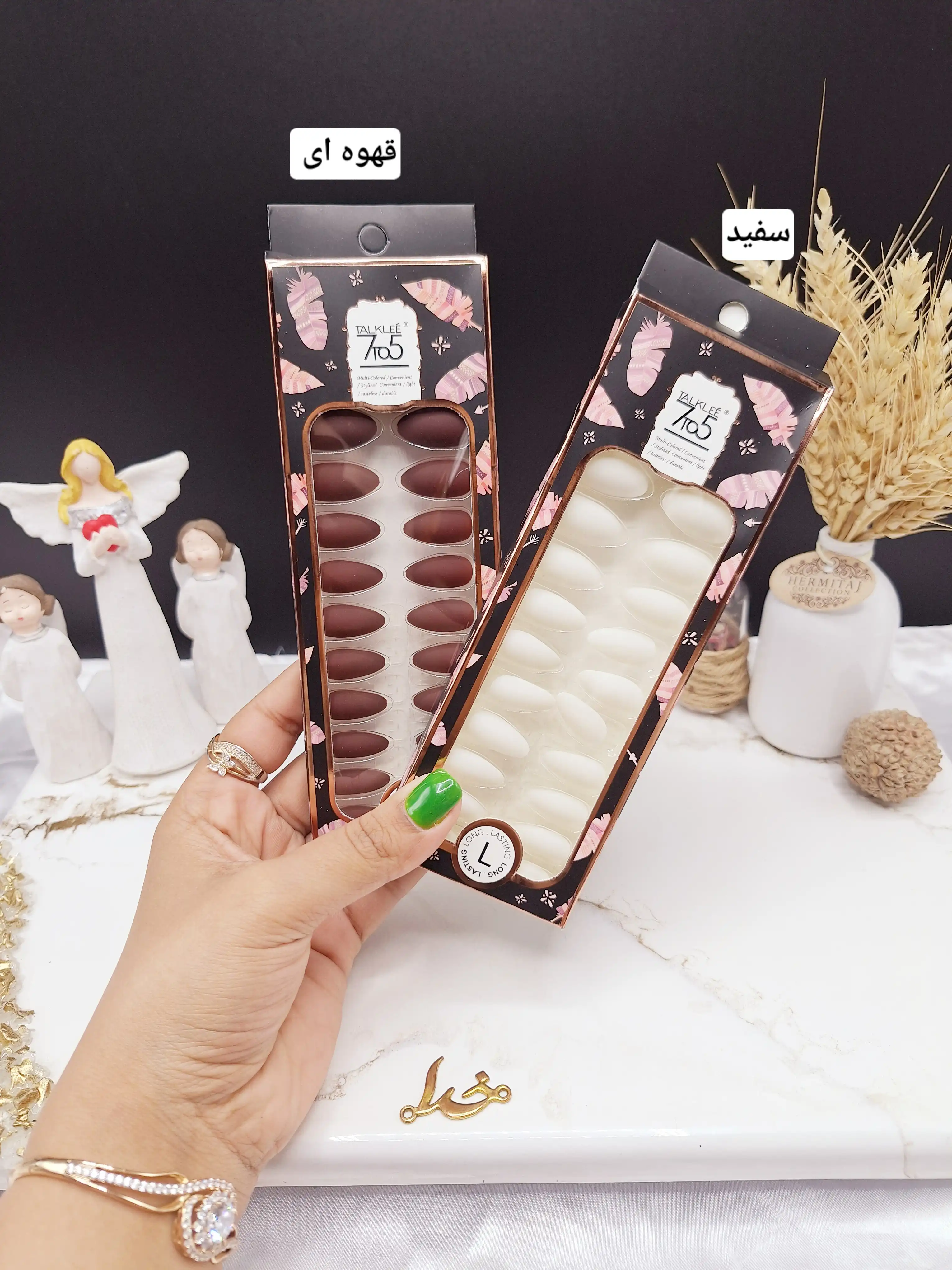 پک ناخن مصنوعی رنگ مات برند 7TO5 کد 9953