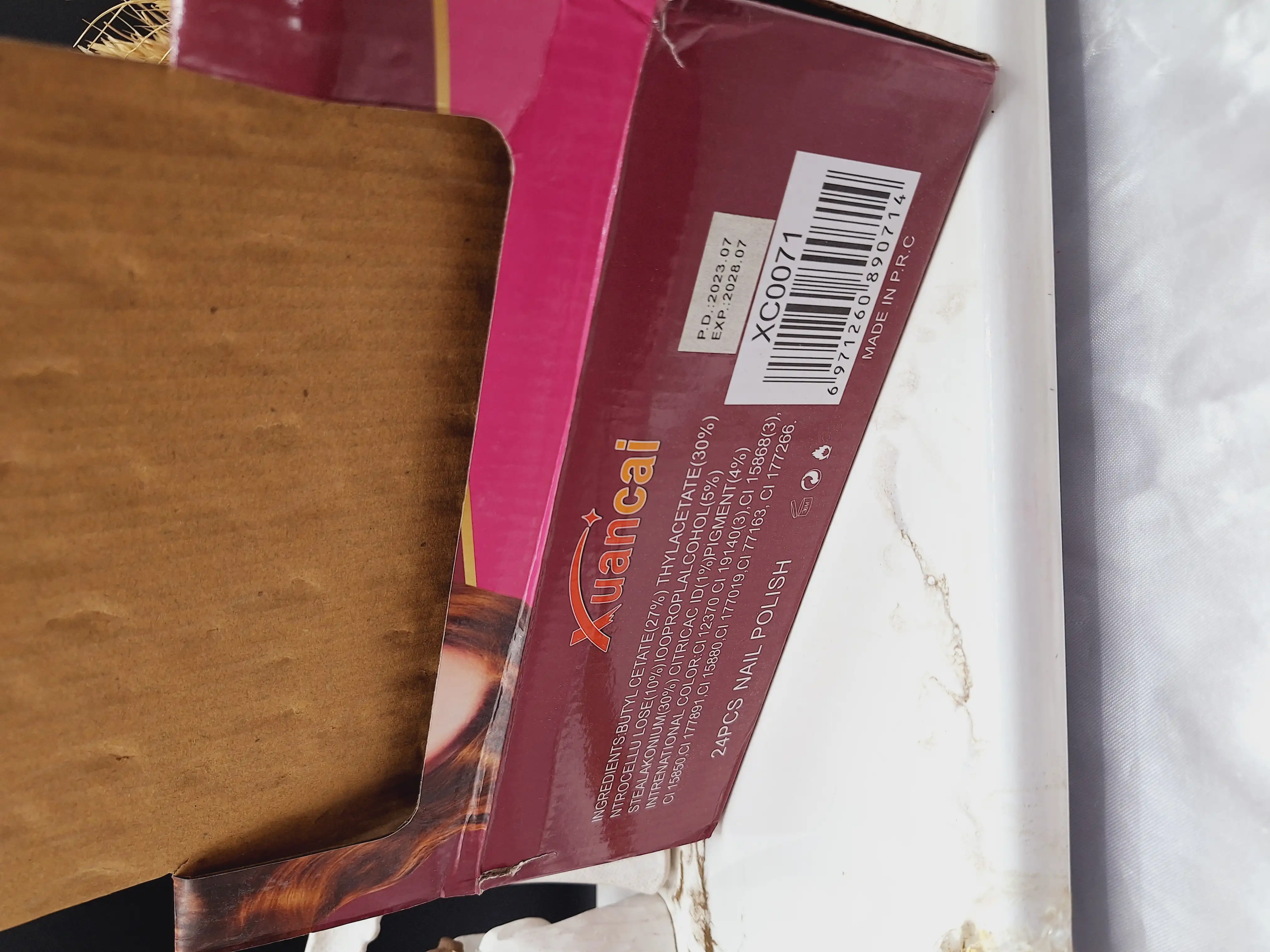 لاک ناخن طرح گل برند Xuancal کد XC0071