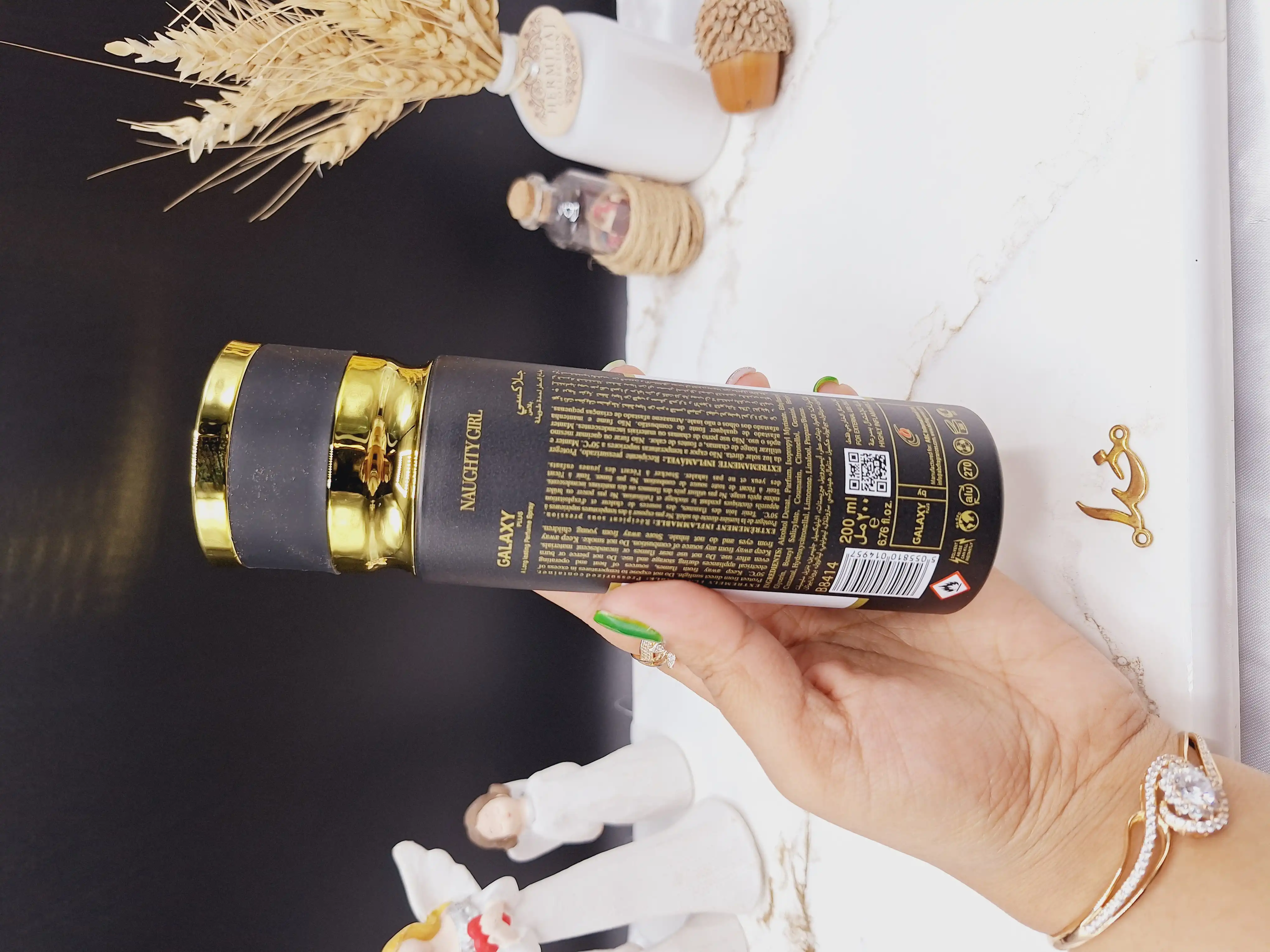 اسپری خوشبو کننده زنانه NAUGHTY Girl برند گلکسی GALAXY کد B8414