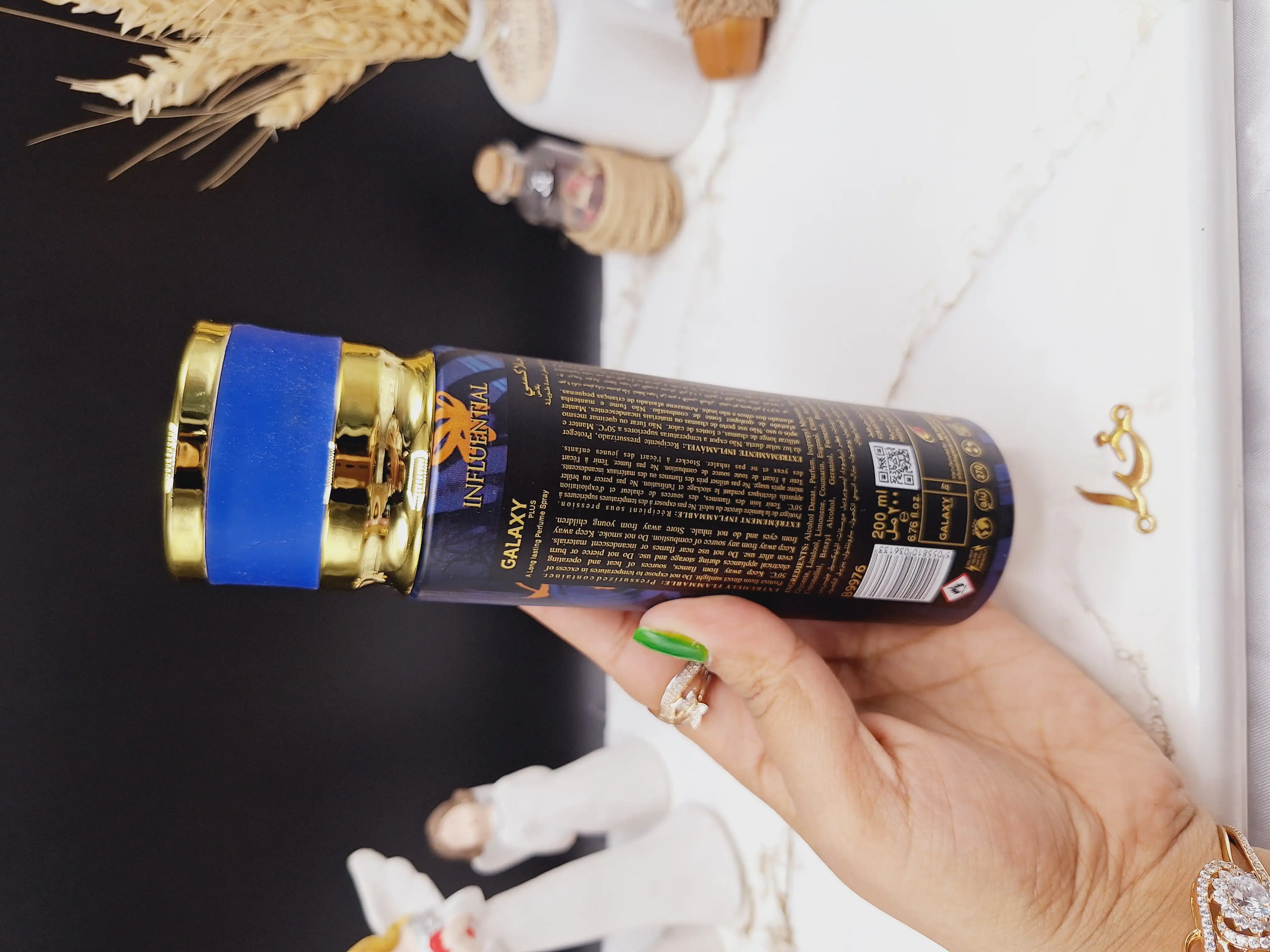 اسپری خوشبو کننده مردانه INFLUENTIAL برند گلکسی GALAXY کد B9976