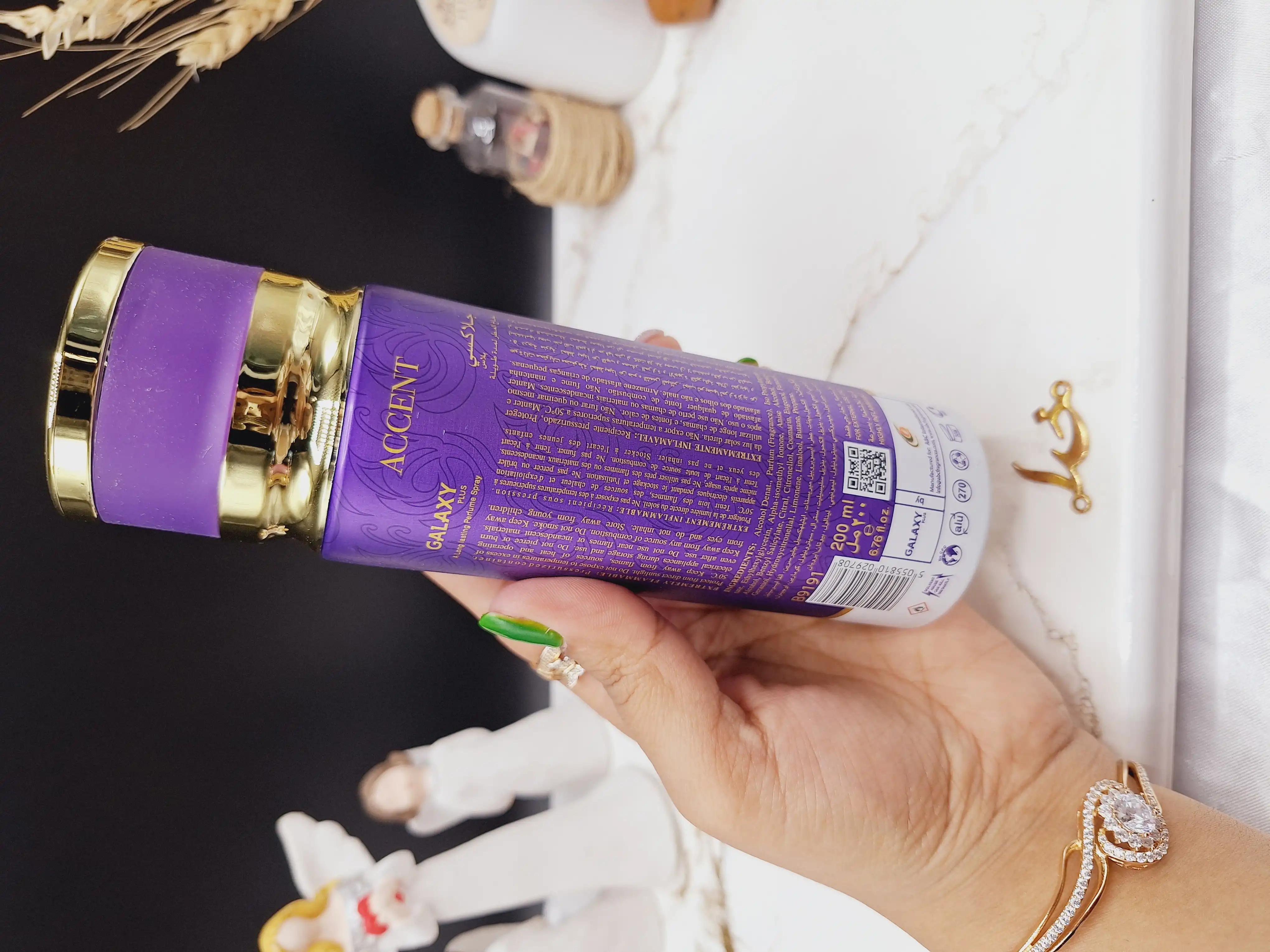 اسپری خوشبو کننده زنانه ACCENT برند گلکسی GALAXY کد B9191