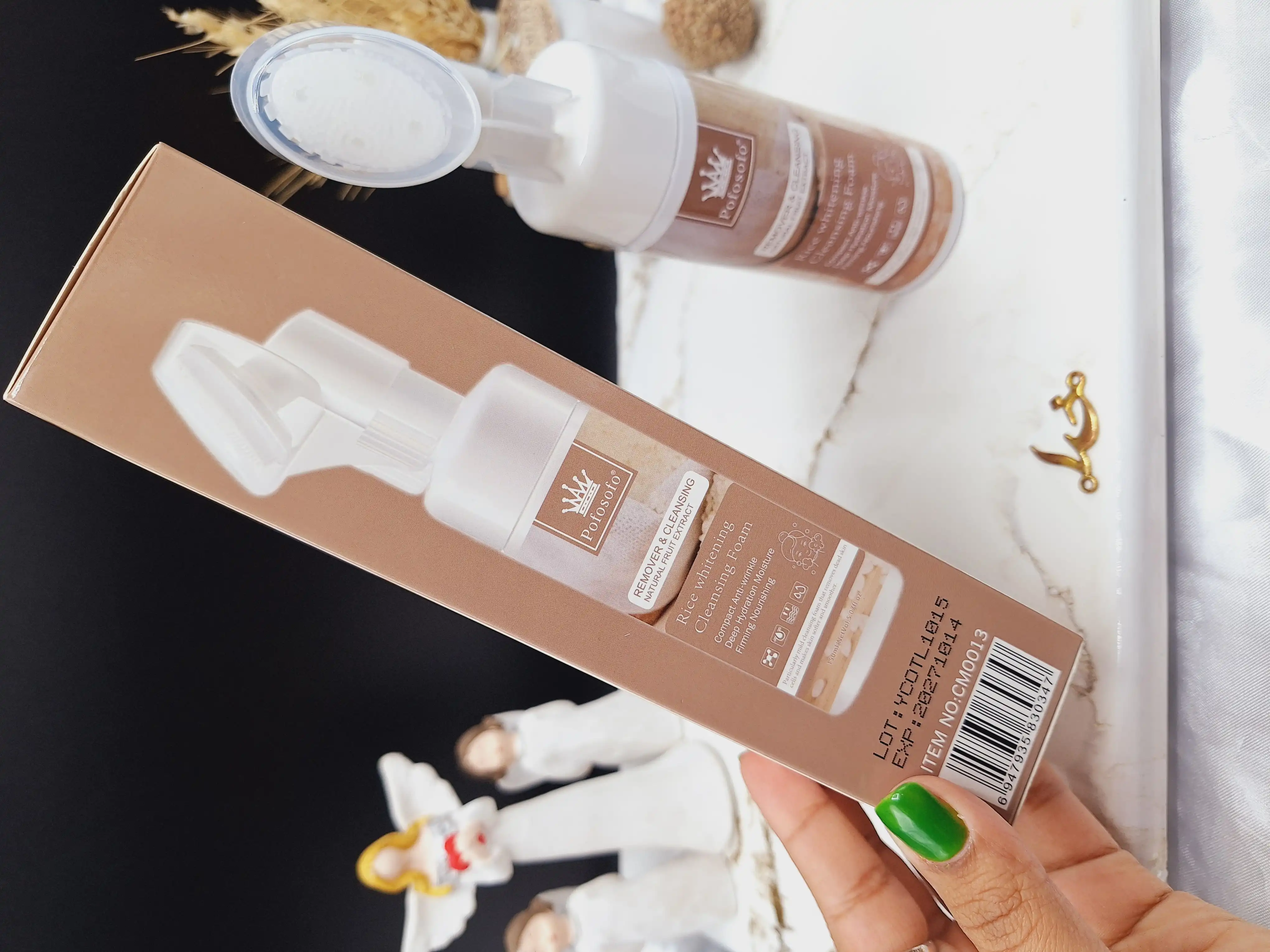 فوم‌ براش دار سفید کننده برنج برند پوفوسوفو Pofosofo کد CM0013