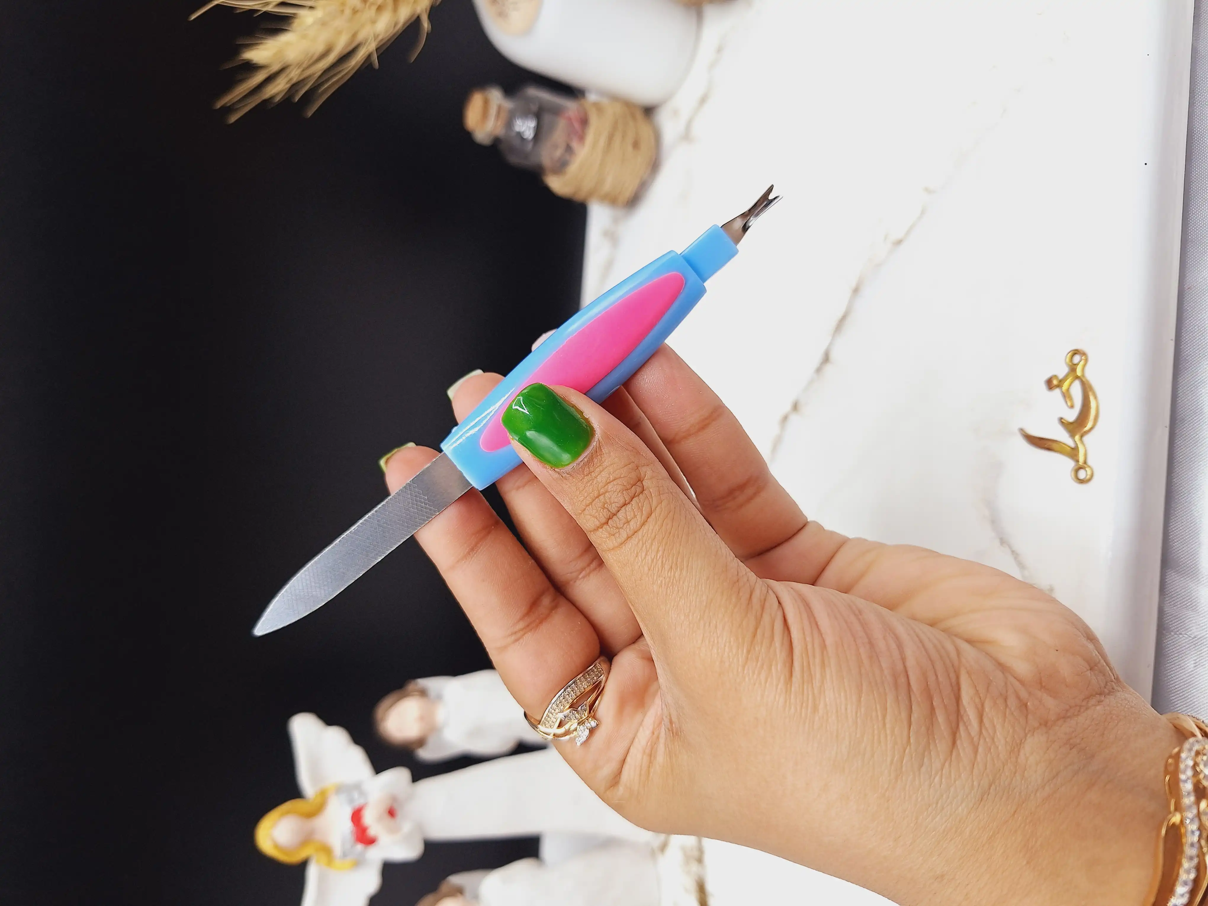 سوهان و گوشه گیر ناخن استیل Beauty