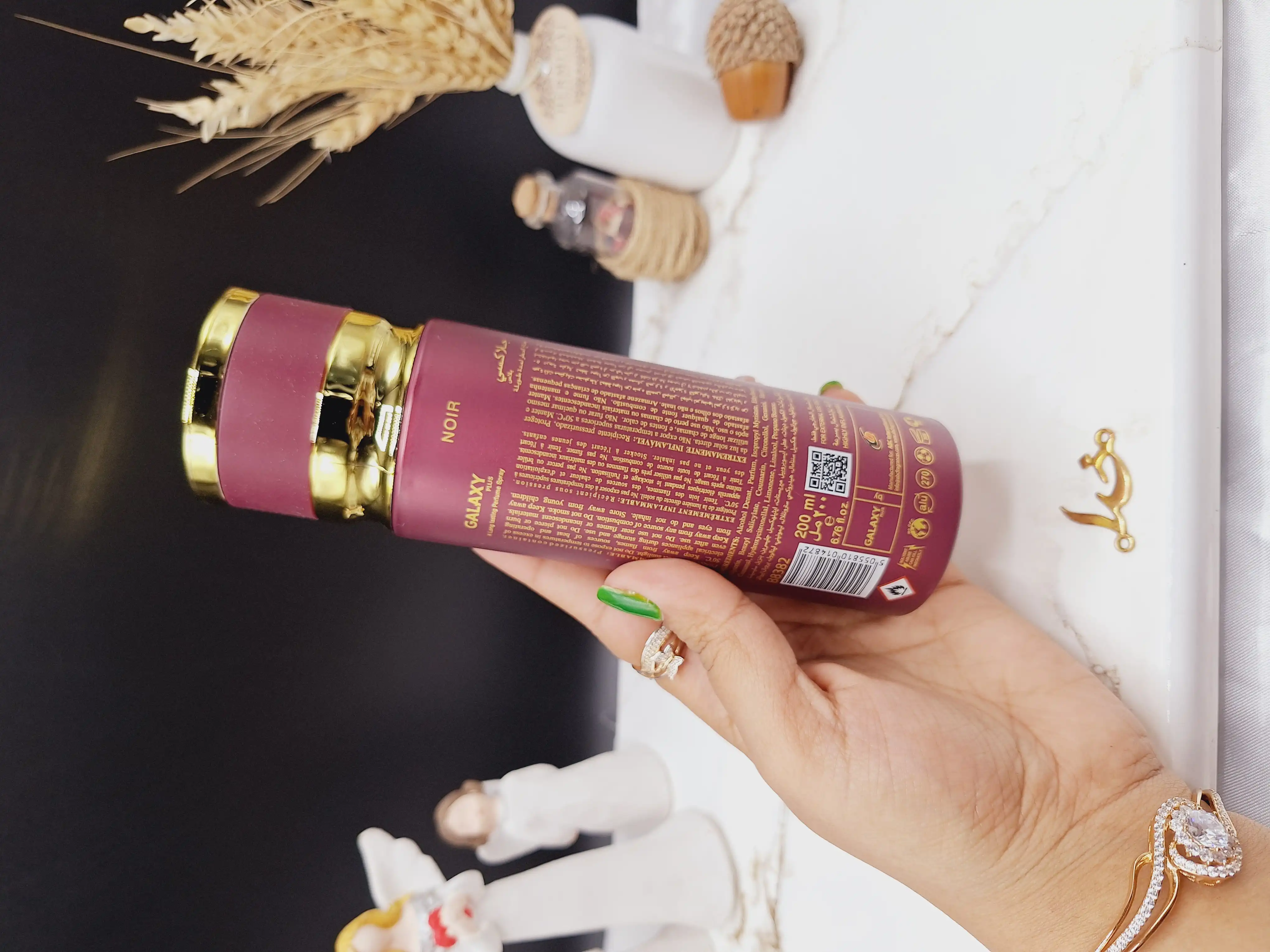 اسپری خوشبو کننده زنانه NOIR برند گلکسی GALAXY کد B8382