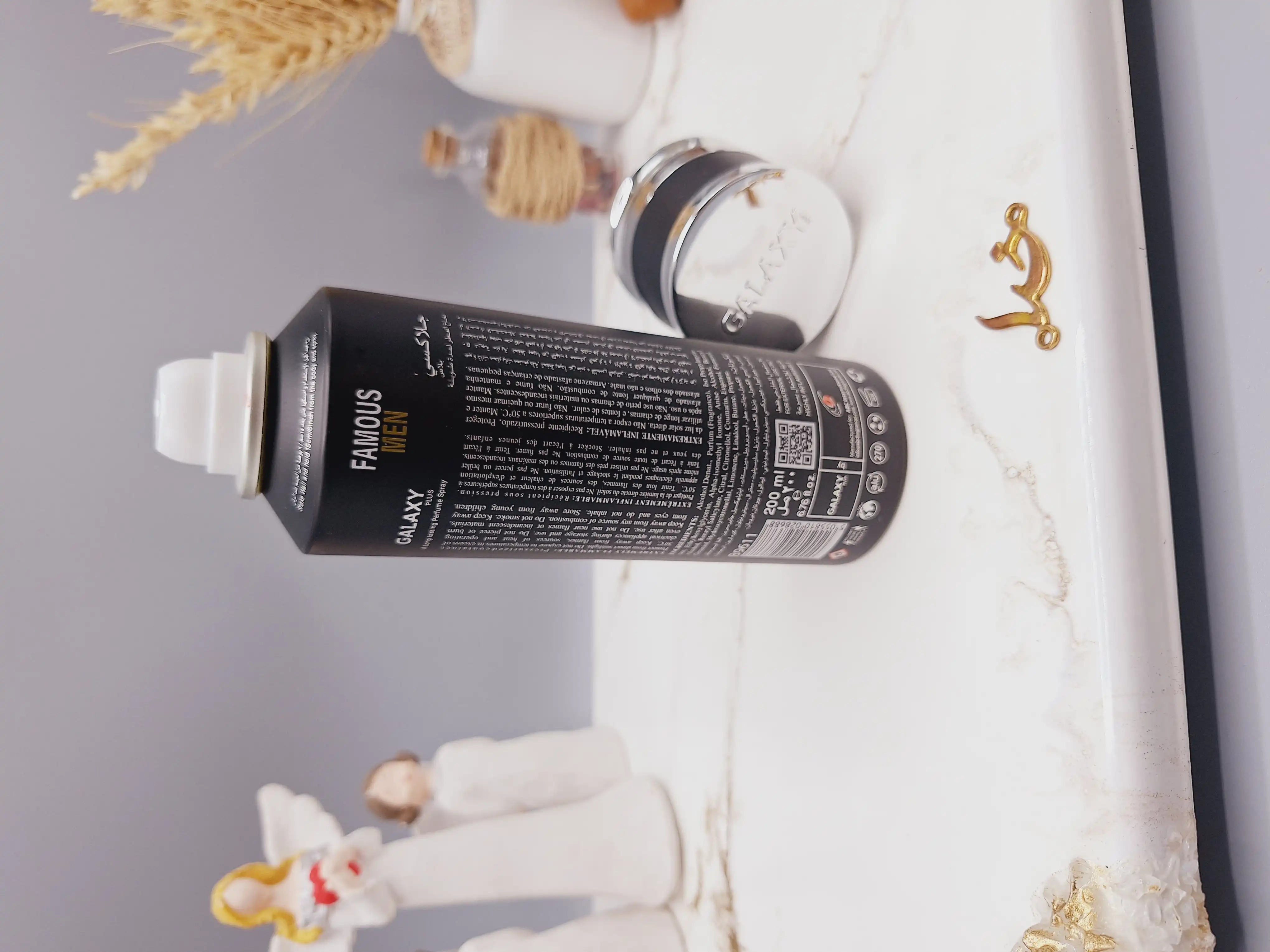 اسپری خوش بو کننده مردانه FAMOUS MEM برند گلکسی GALAXY کد B9611