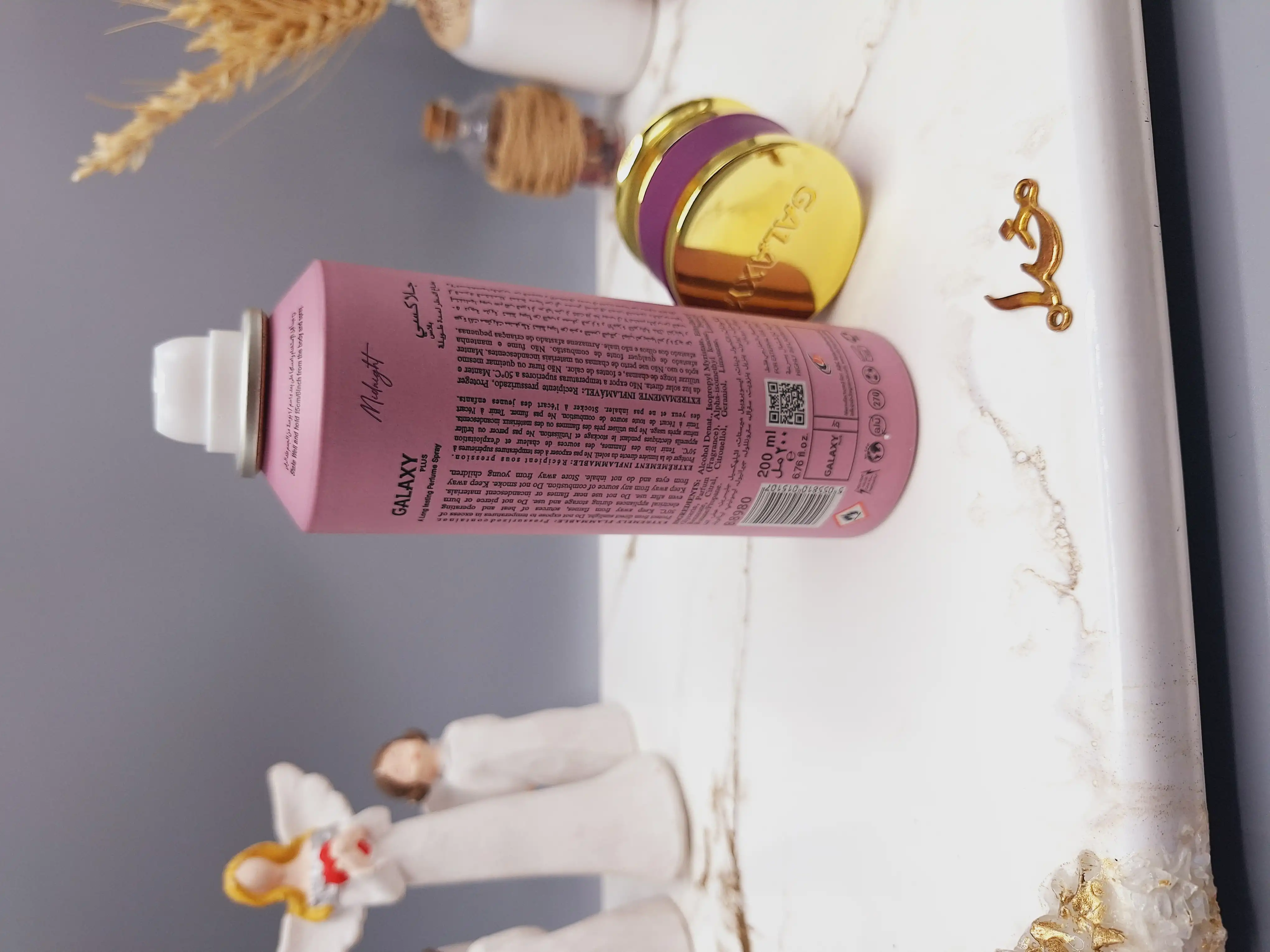 اسپری خوش بو کننده زنانه Midnight برند گلکسی GALAXY کد B8980