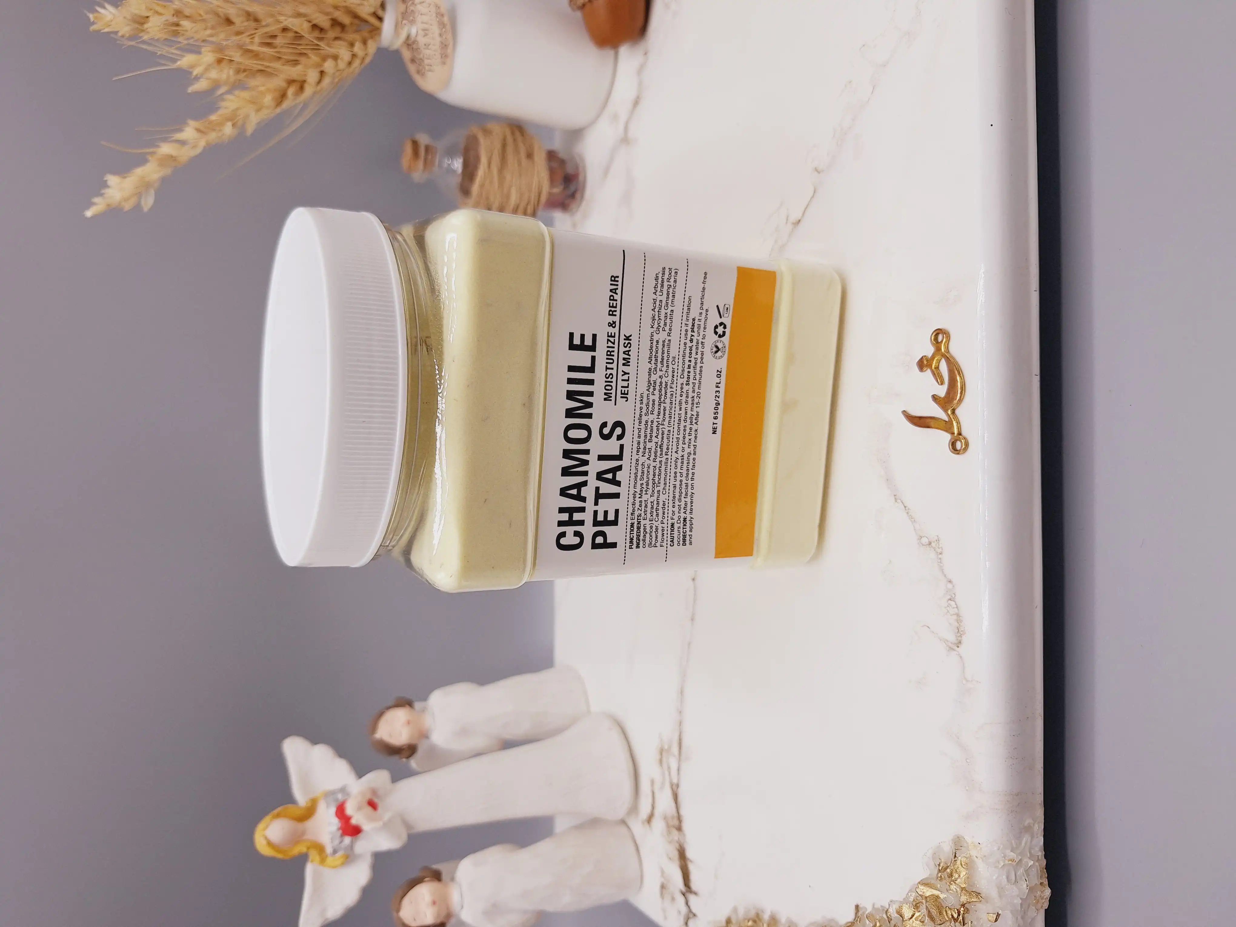 ماسک هیدروژلی گل برگ بابونه 650 گرمی CHAMOMILE PETALS ساخت چین