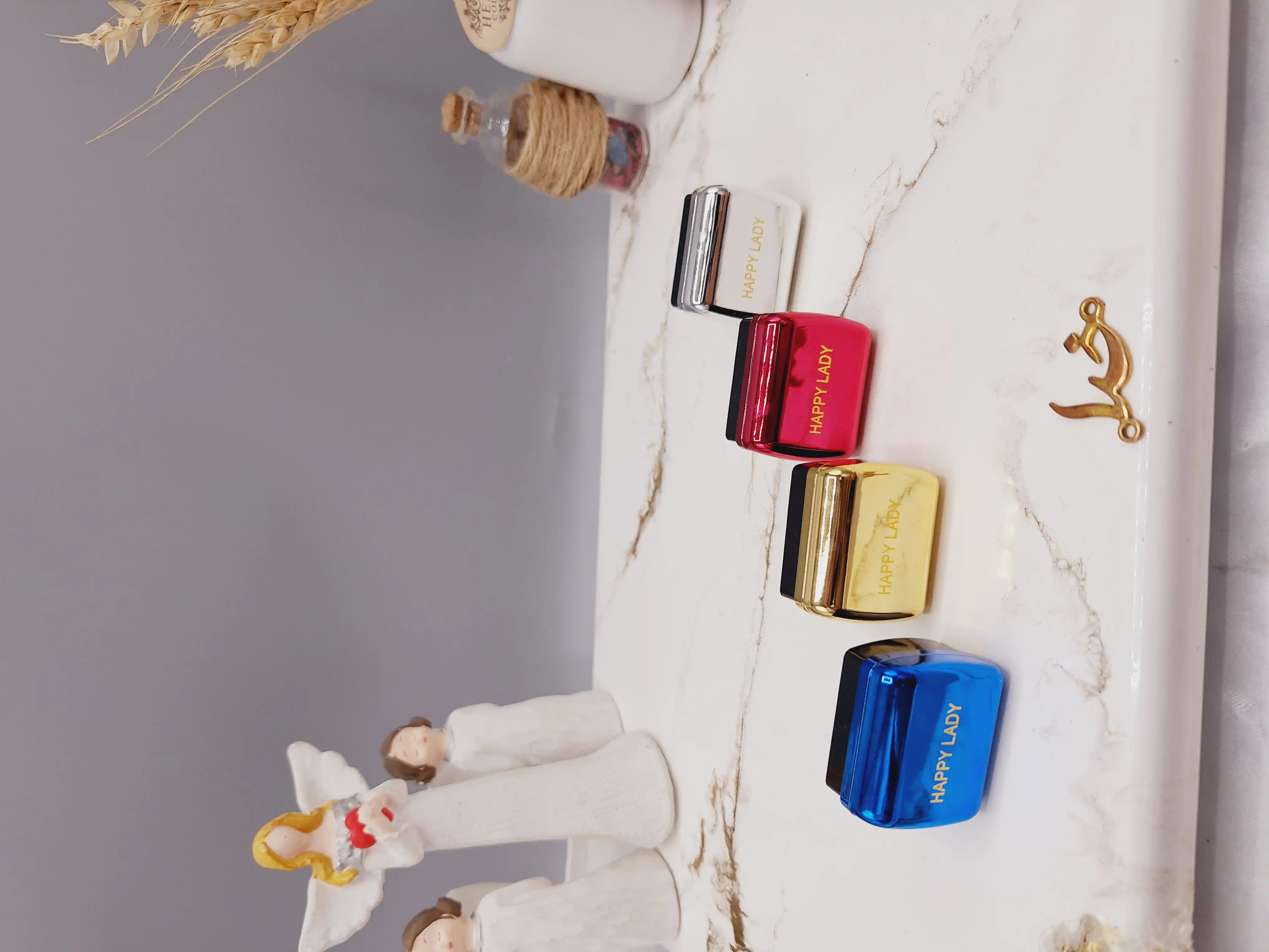 مداد تراش دو قلو رنگی برند هپی لیدی HAPPY LADY