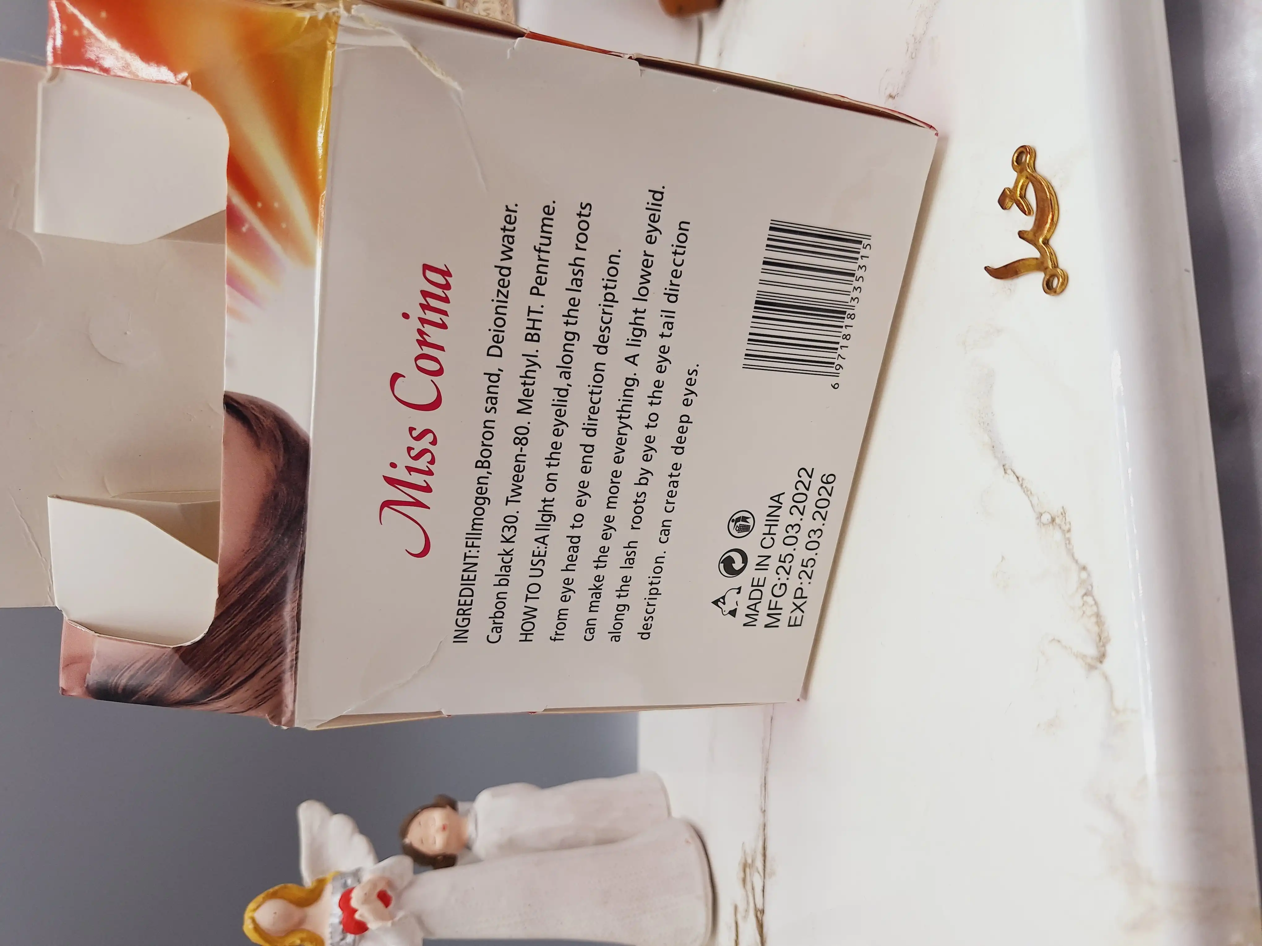 خط چشم مویی رنگی برند میس کورینا Miss Corina کد E2027