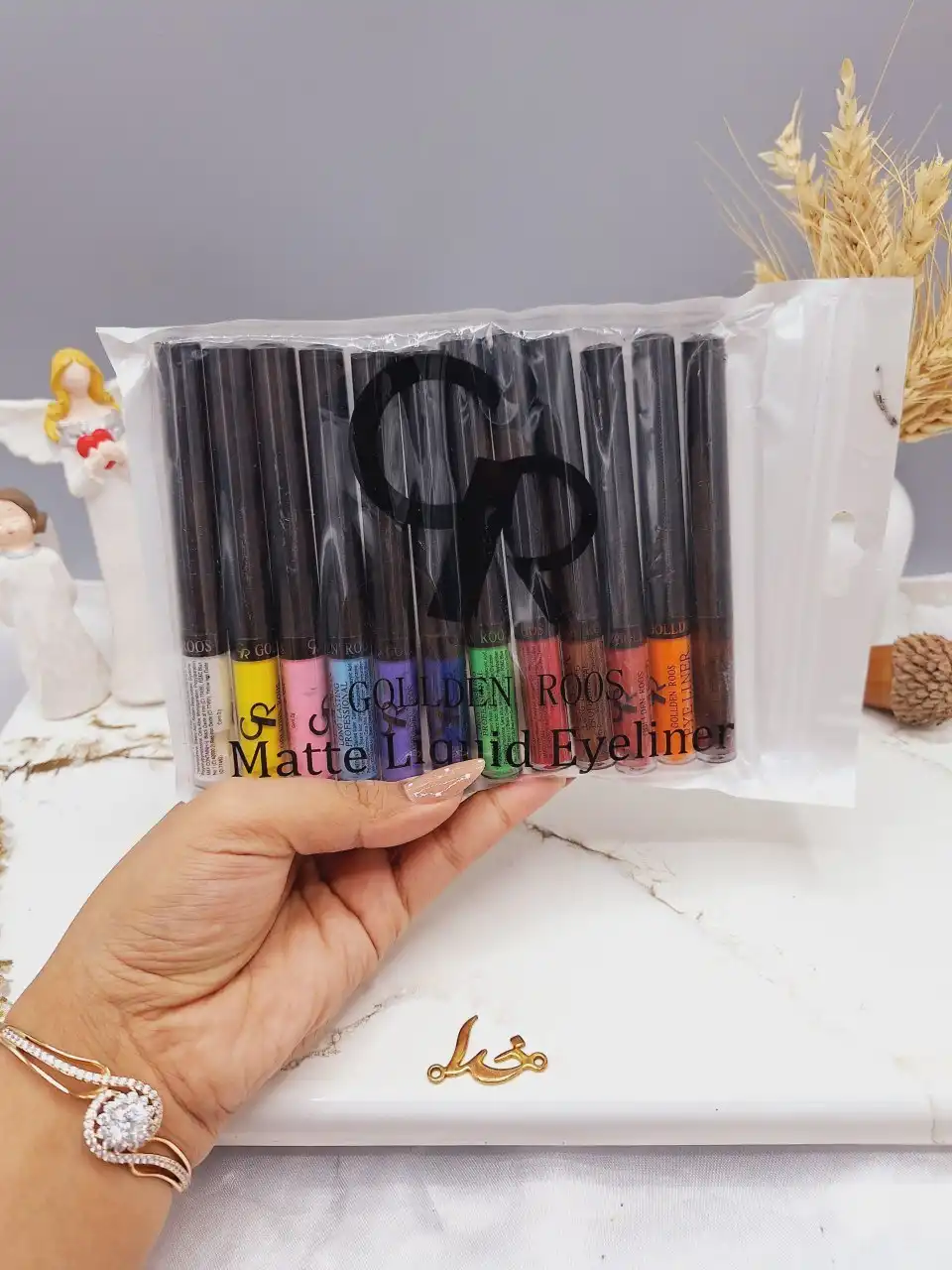 خط چشم مویی رنگی برند گلدن رز GOLLDE ROOS