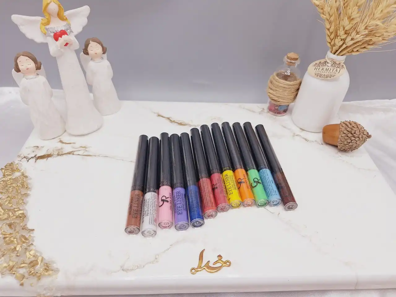 خط چشم مویی رنگی برند گلدن رز GOLLDE ROOS