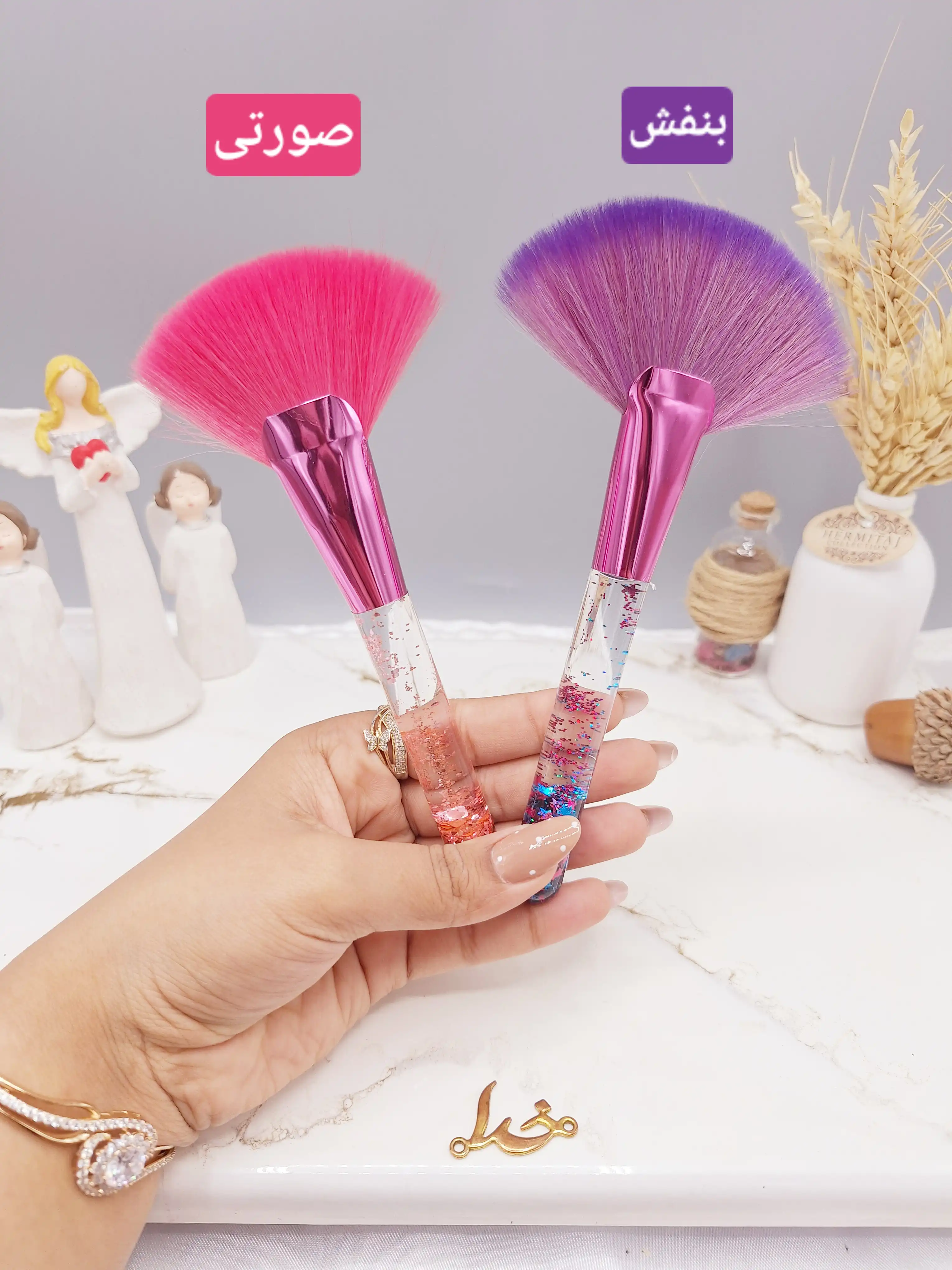 براش آرایشی طرح آکواریوم برند آنیتا Annina کد B889