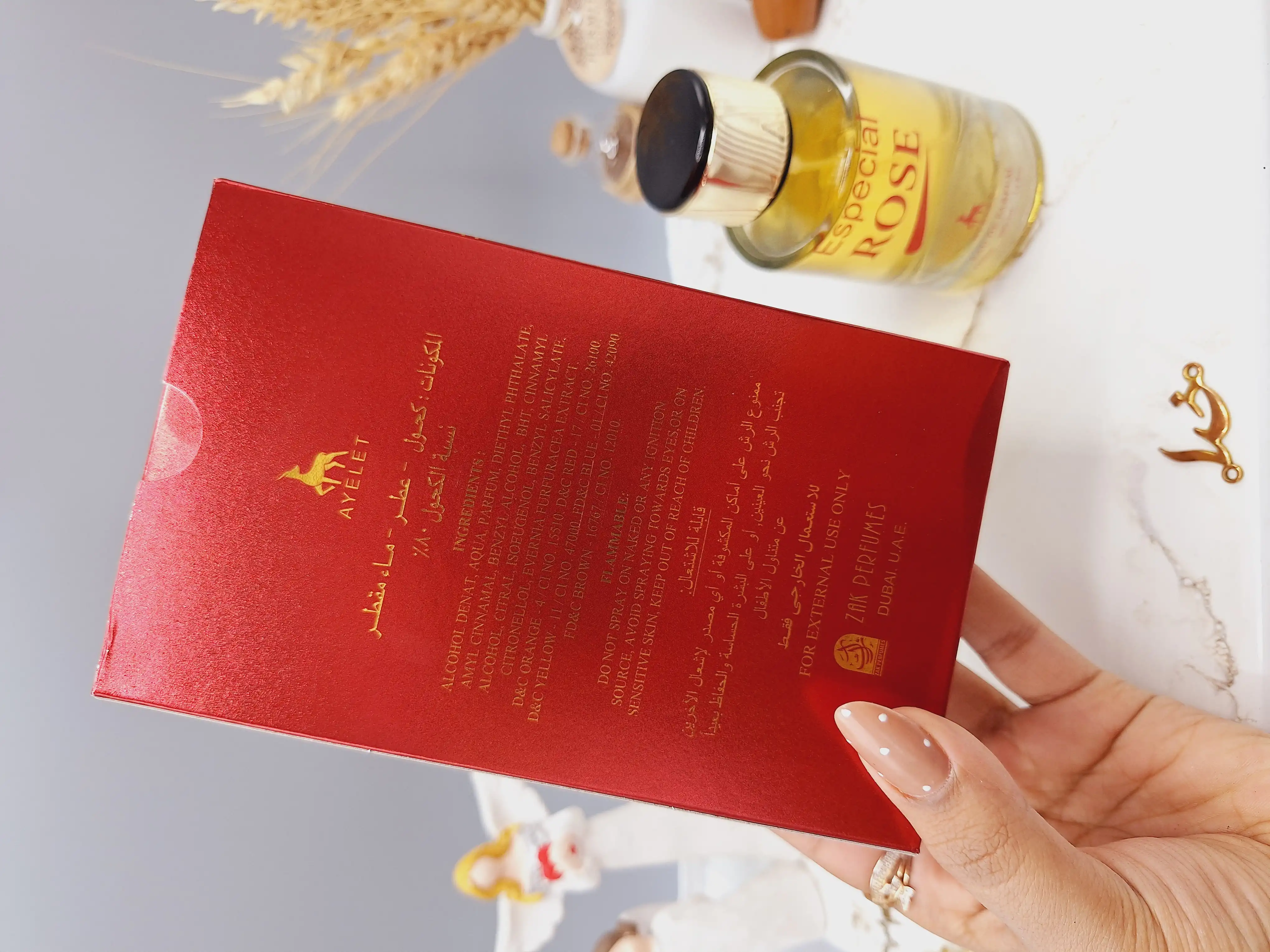 ادکلن 100 میل اماراتی برند Especial ROSE کد K22E23