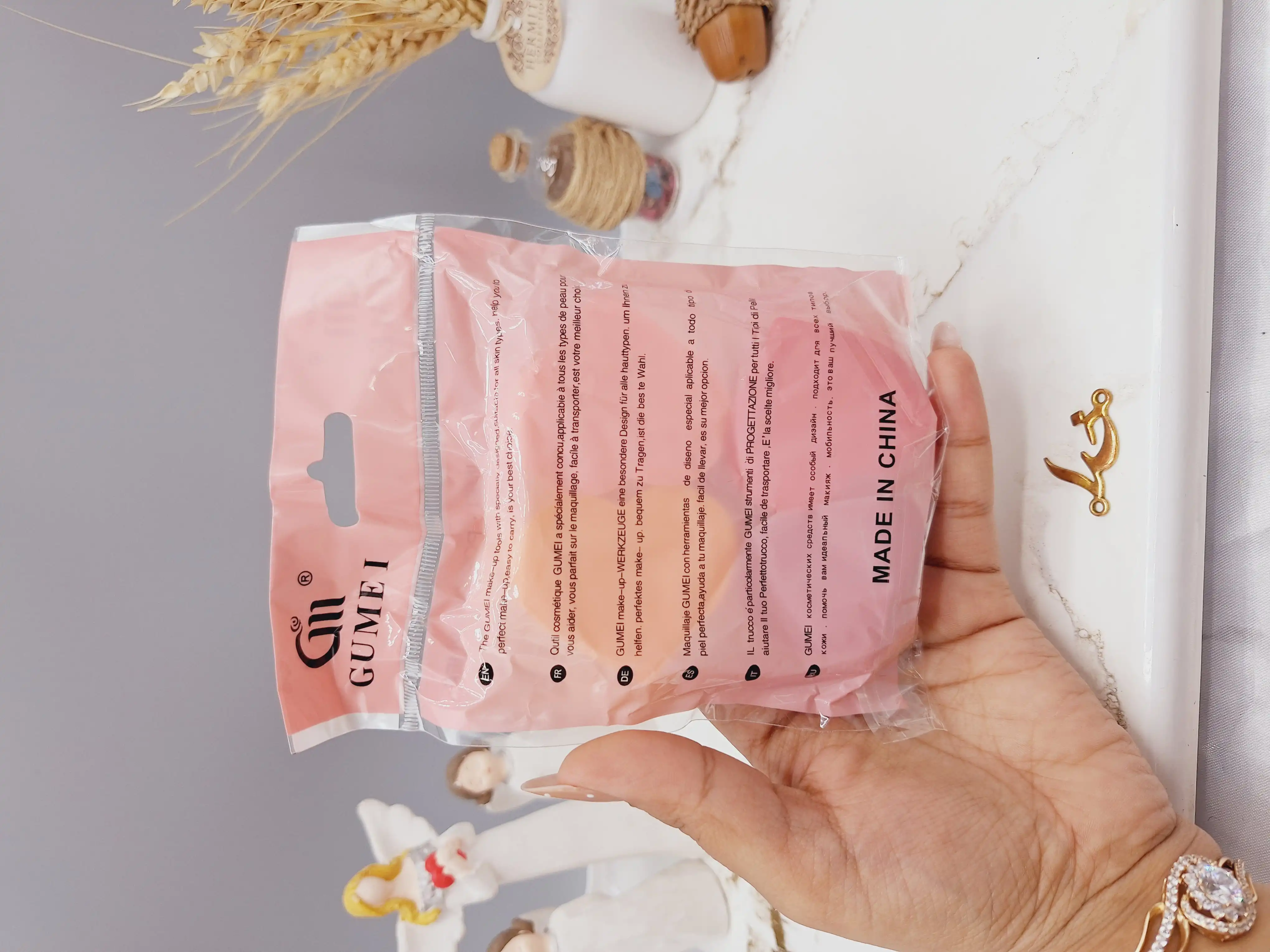 پک پد چهار تیکه طرح قلب برند  Gil GUMEI