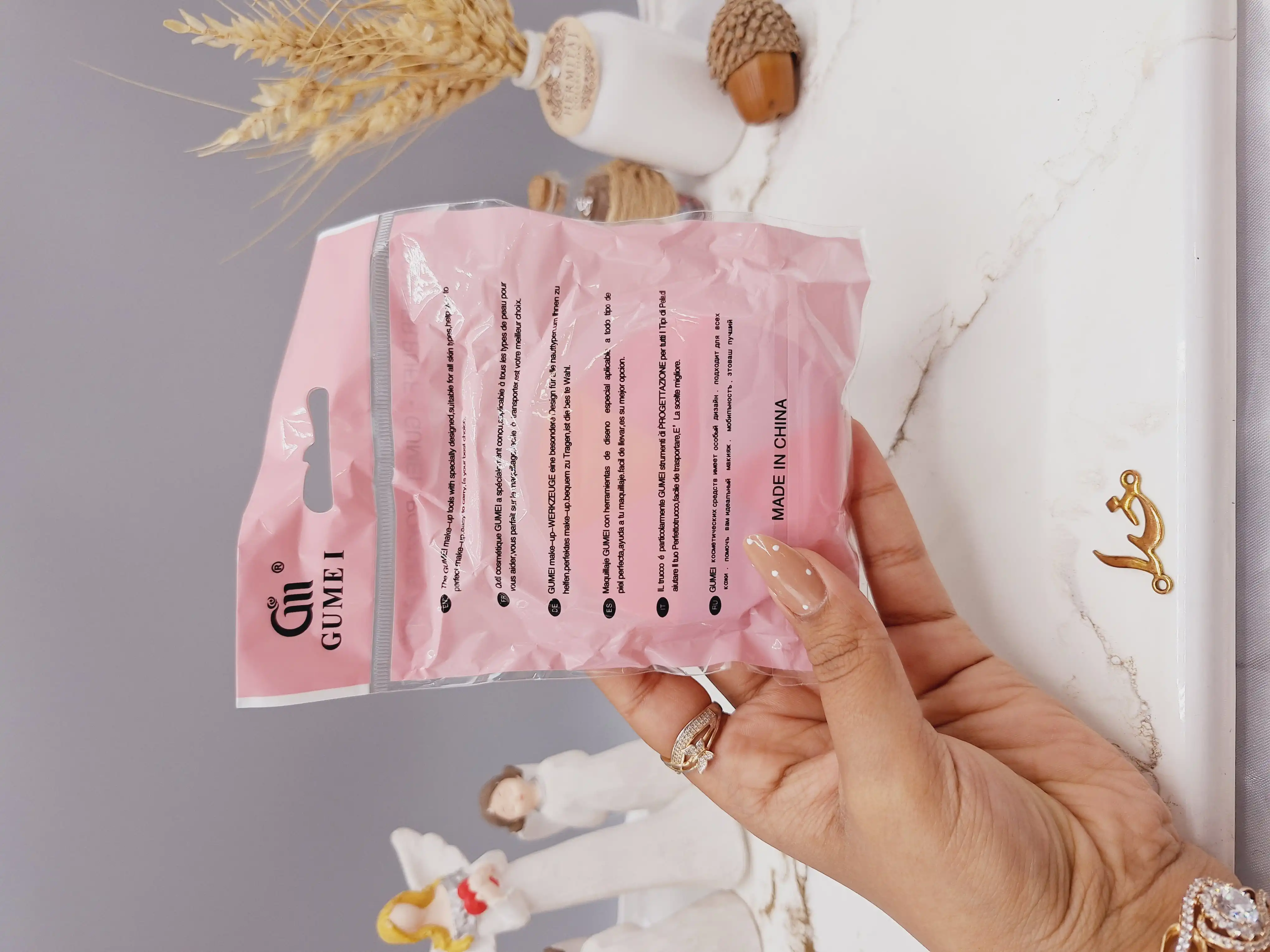 پک پد ۶ تیکه مثلثی برند  Gil GUMEI