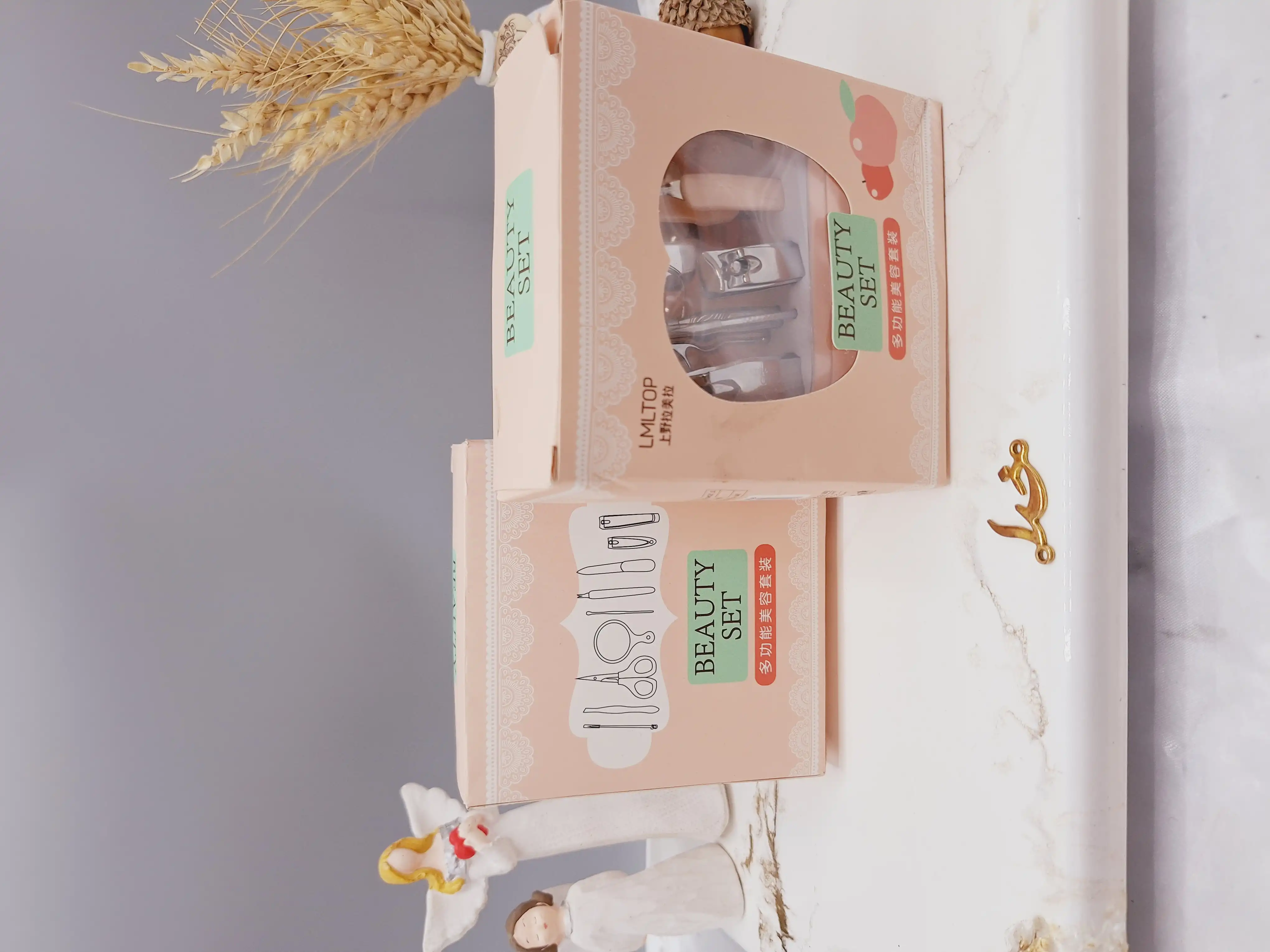 ست مانیکور و پدیکور طرح اپل 9 تکه کد F0130