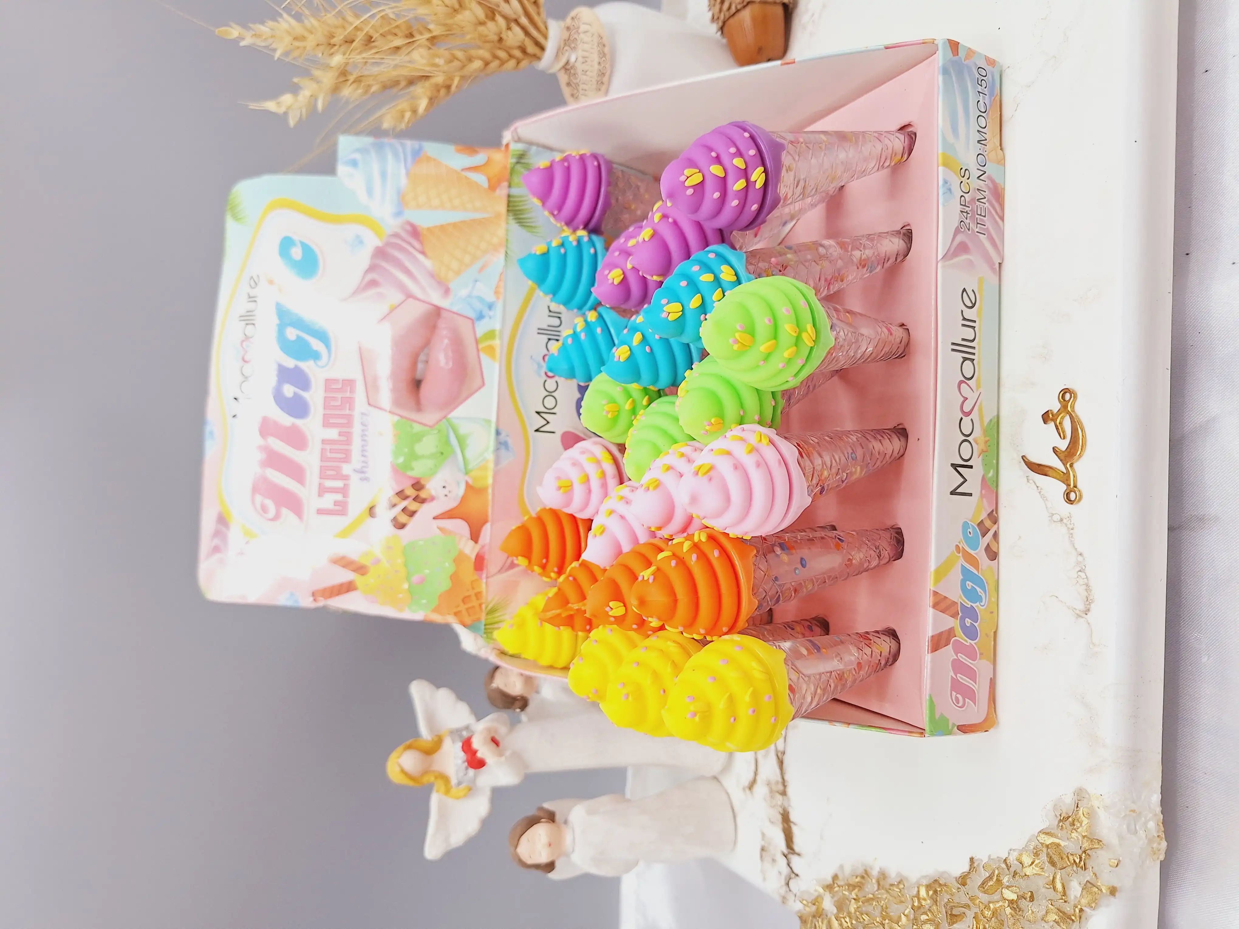 برق لب طرح بستنی قیفی برند موکالر Mocallure کد MOC150