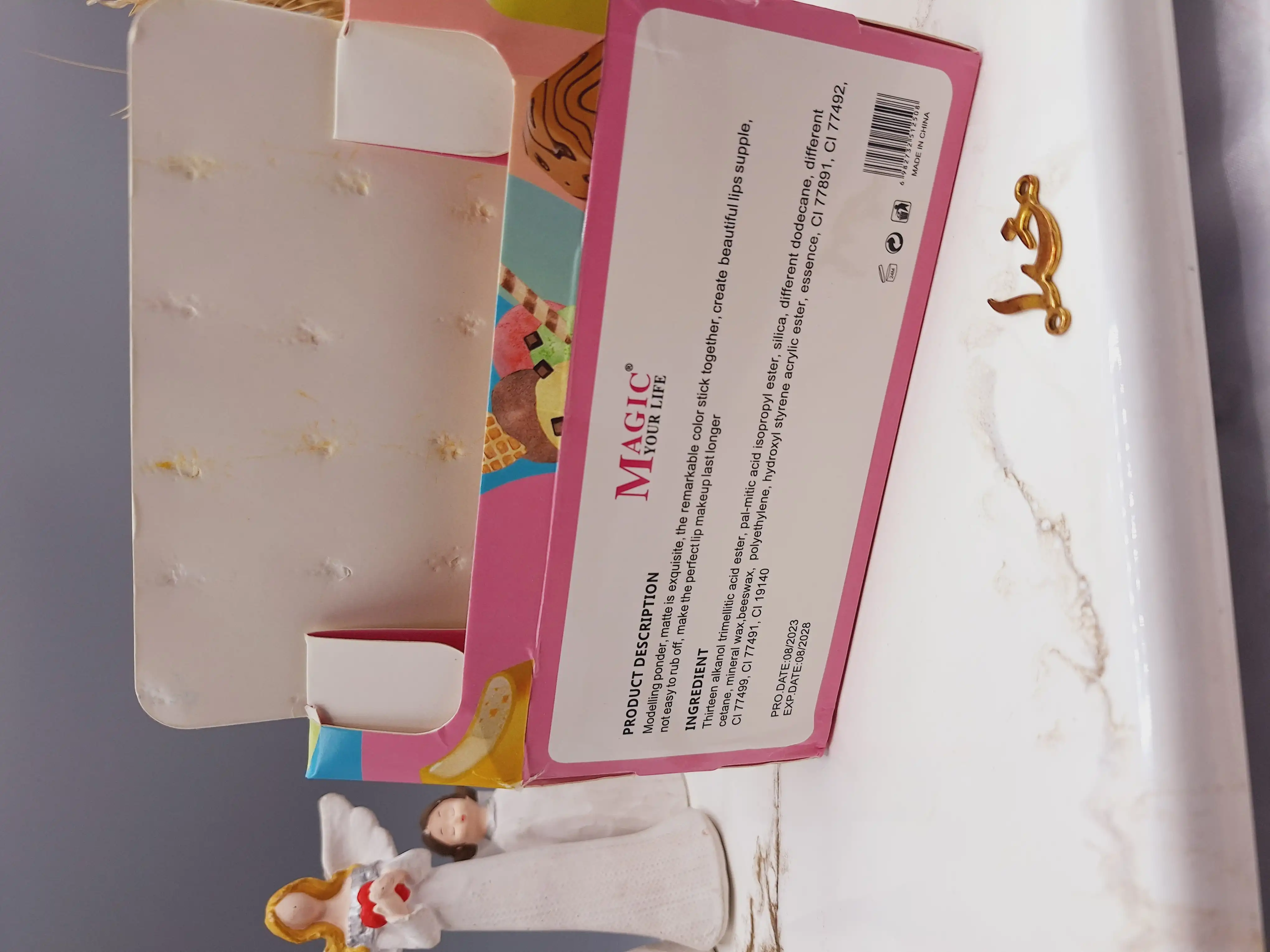 لیپ گلاس طرح بستنی قیفی مجیک MAGIC کد LC 1250