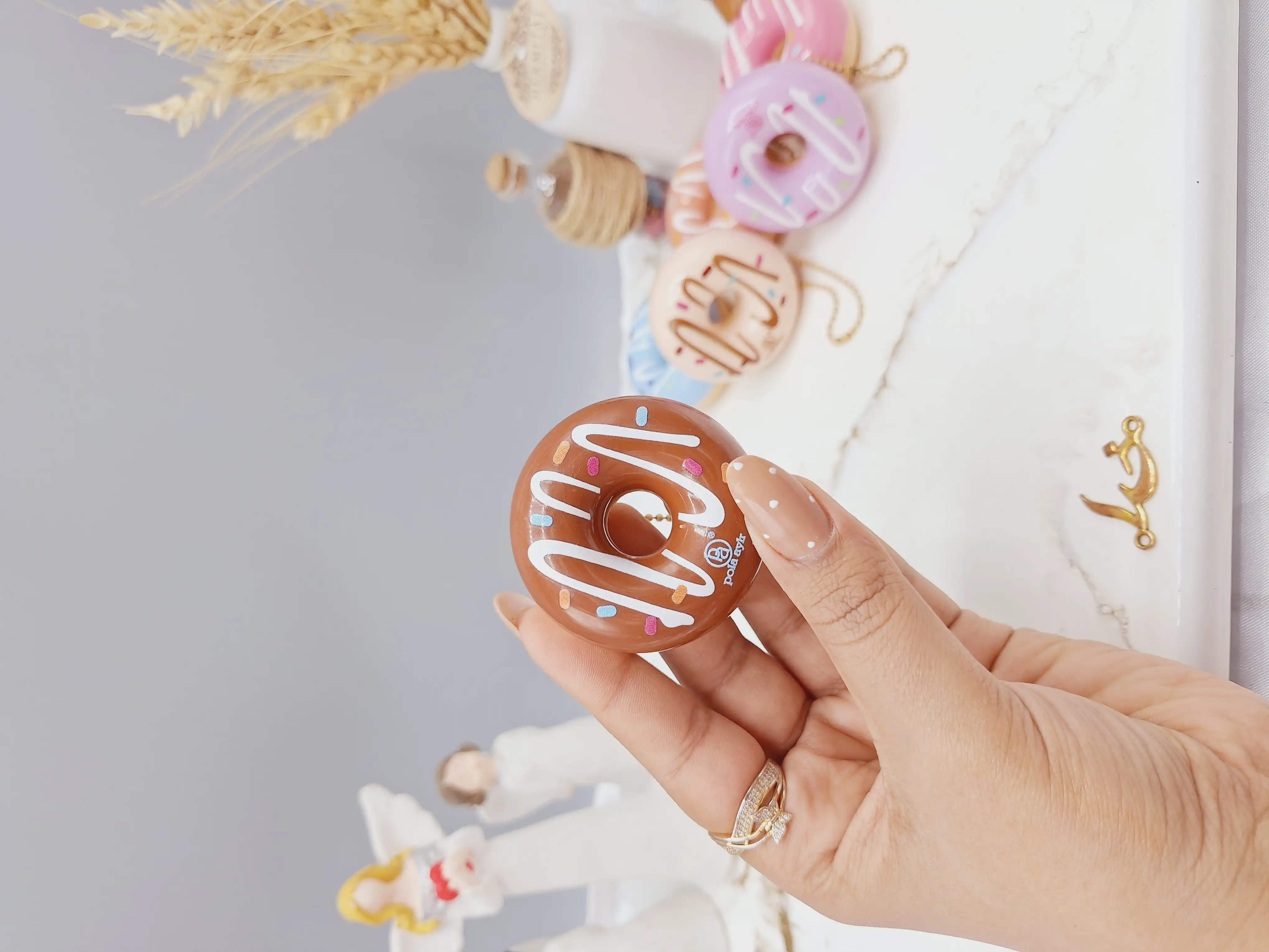 بالم لب دونات زنجیر دار پولا آیلار Pola aylr کد LB 8055