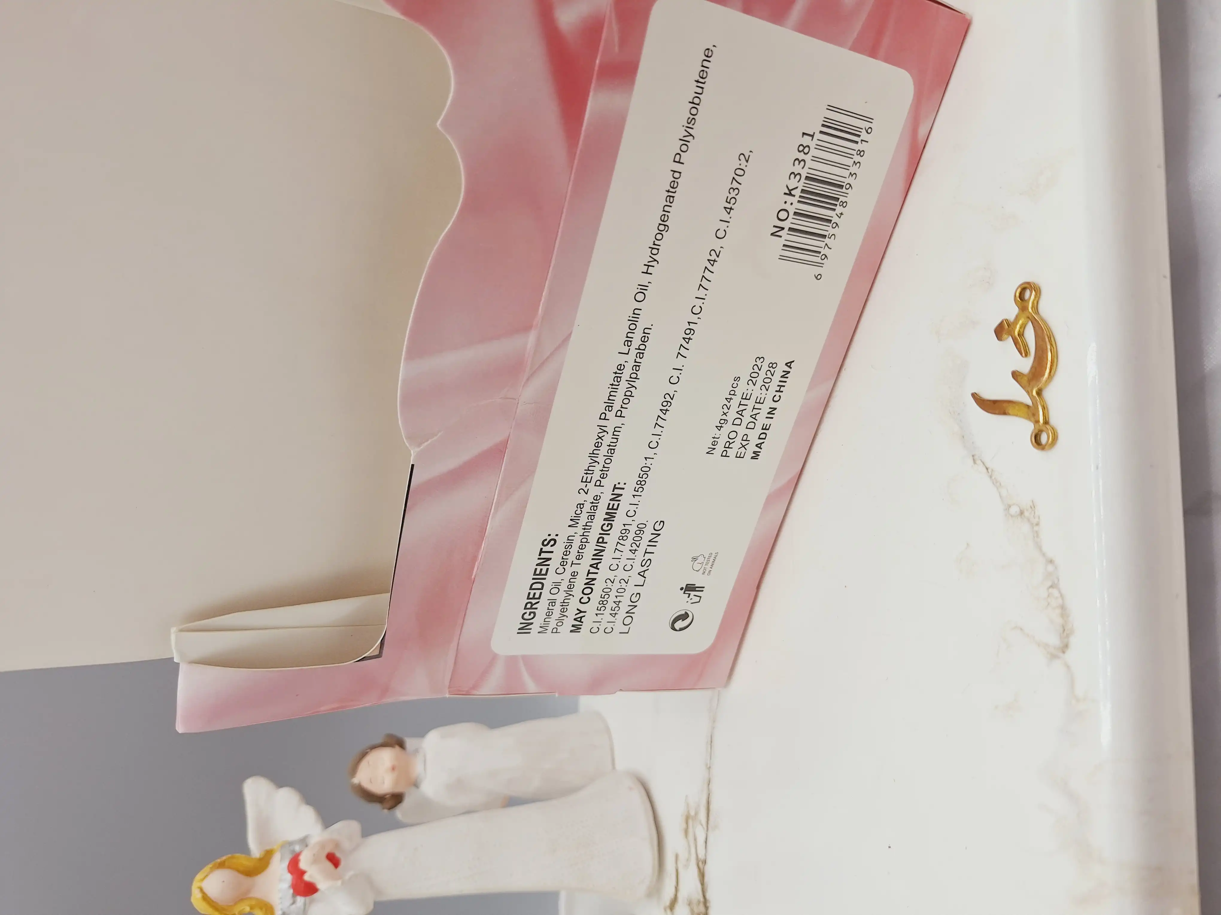 بالم لب حرارتی استیکی دو طرفه برند میس بیتی Miee Betty کد K3381