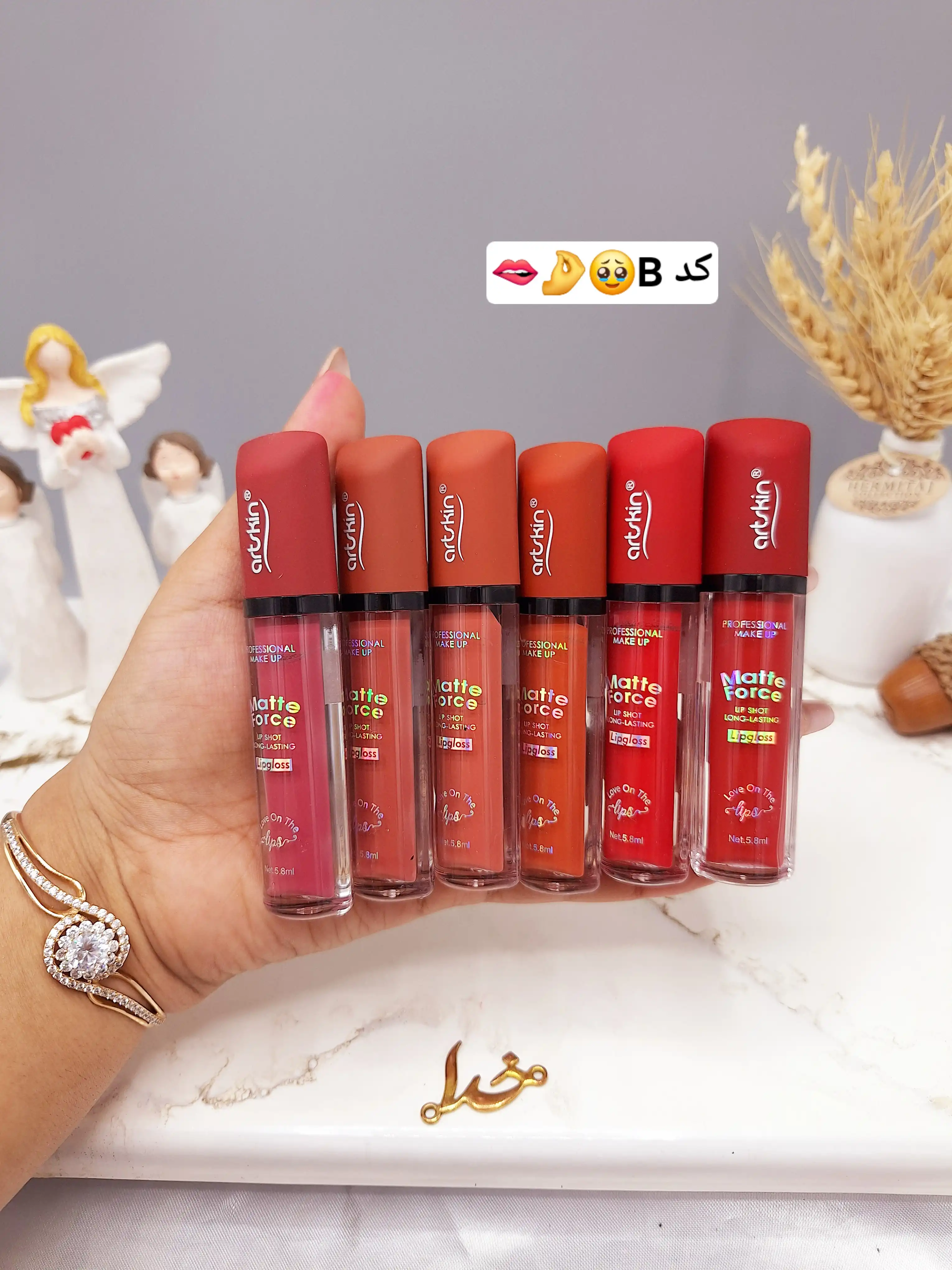 پک رژ لب مایع 6 عددی برند آرت اسکین artskin کد AS 972066_1