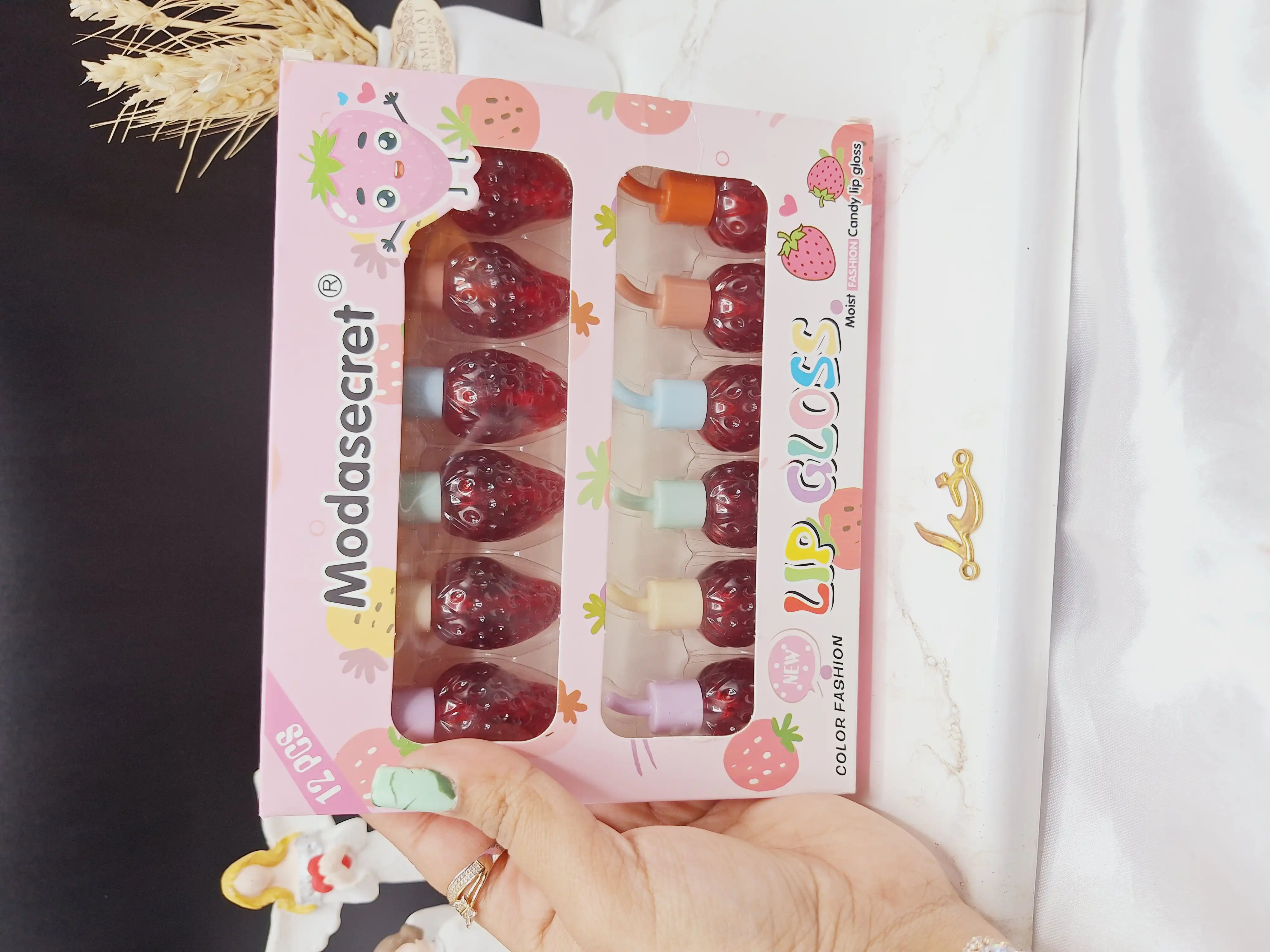 تینت لب طرح توت فرنگی مدا سکرت Moda Secret کد YL_33260