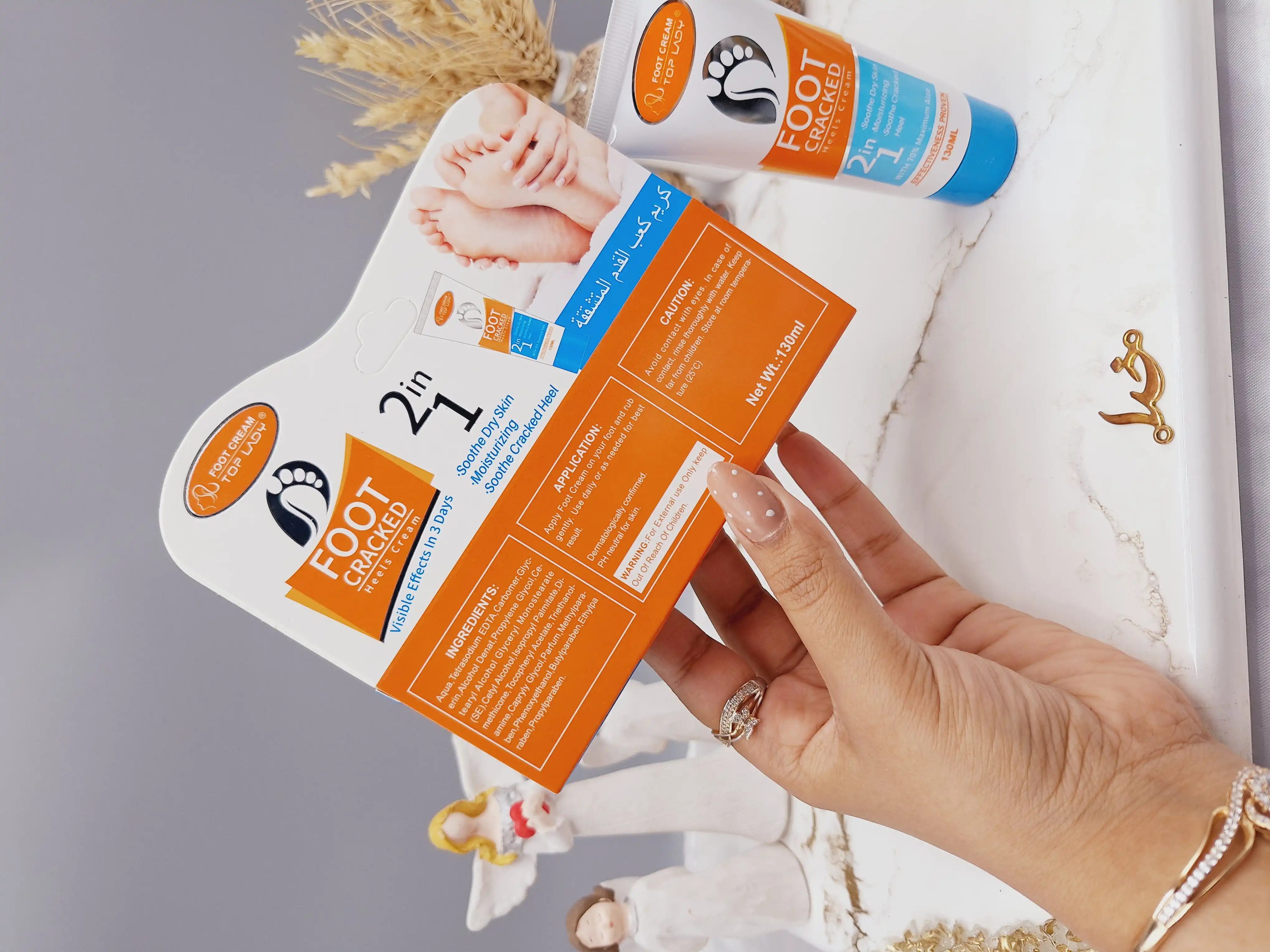 کرم رفع ترک پاشنه پا برند تاپ لیدی ‏TOP LADY‏ 4303