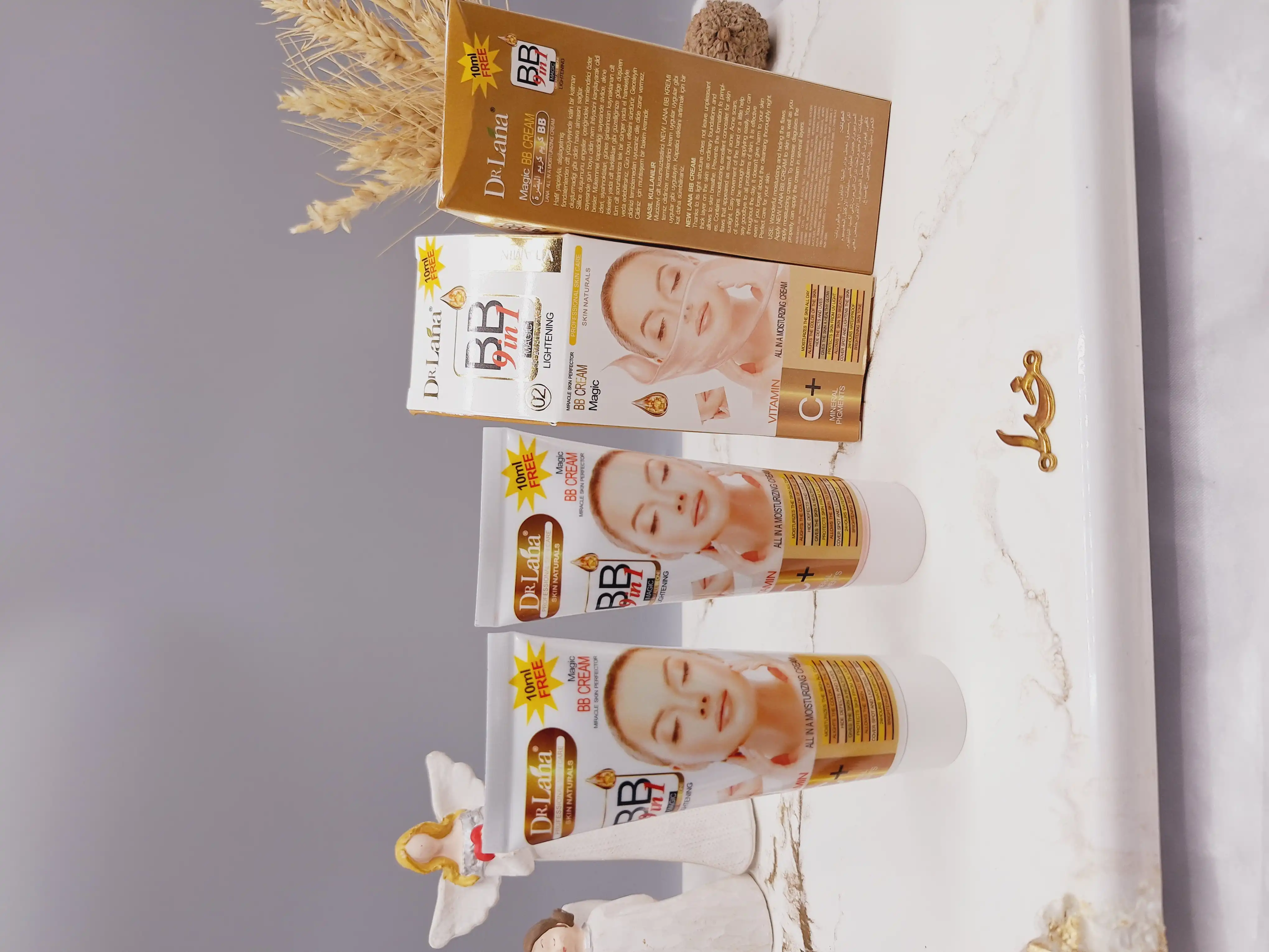 بی بی کرم سبک حاوی ویتامین C و مواد مغذی برند Dr Laha کد H_052