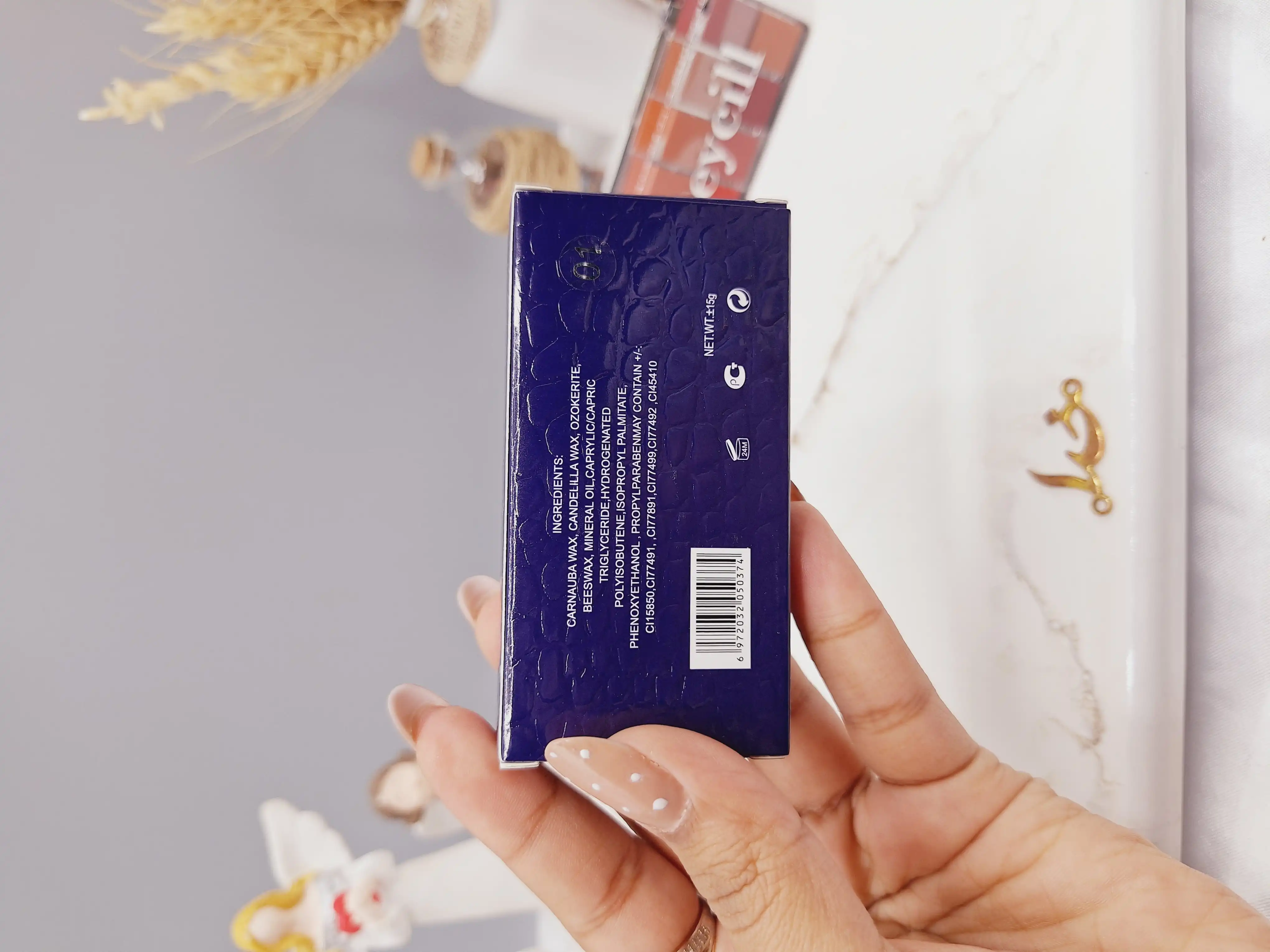 پالت رژ لب ده رنگ برند دیسیل Deycill کد 50374