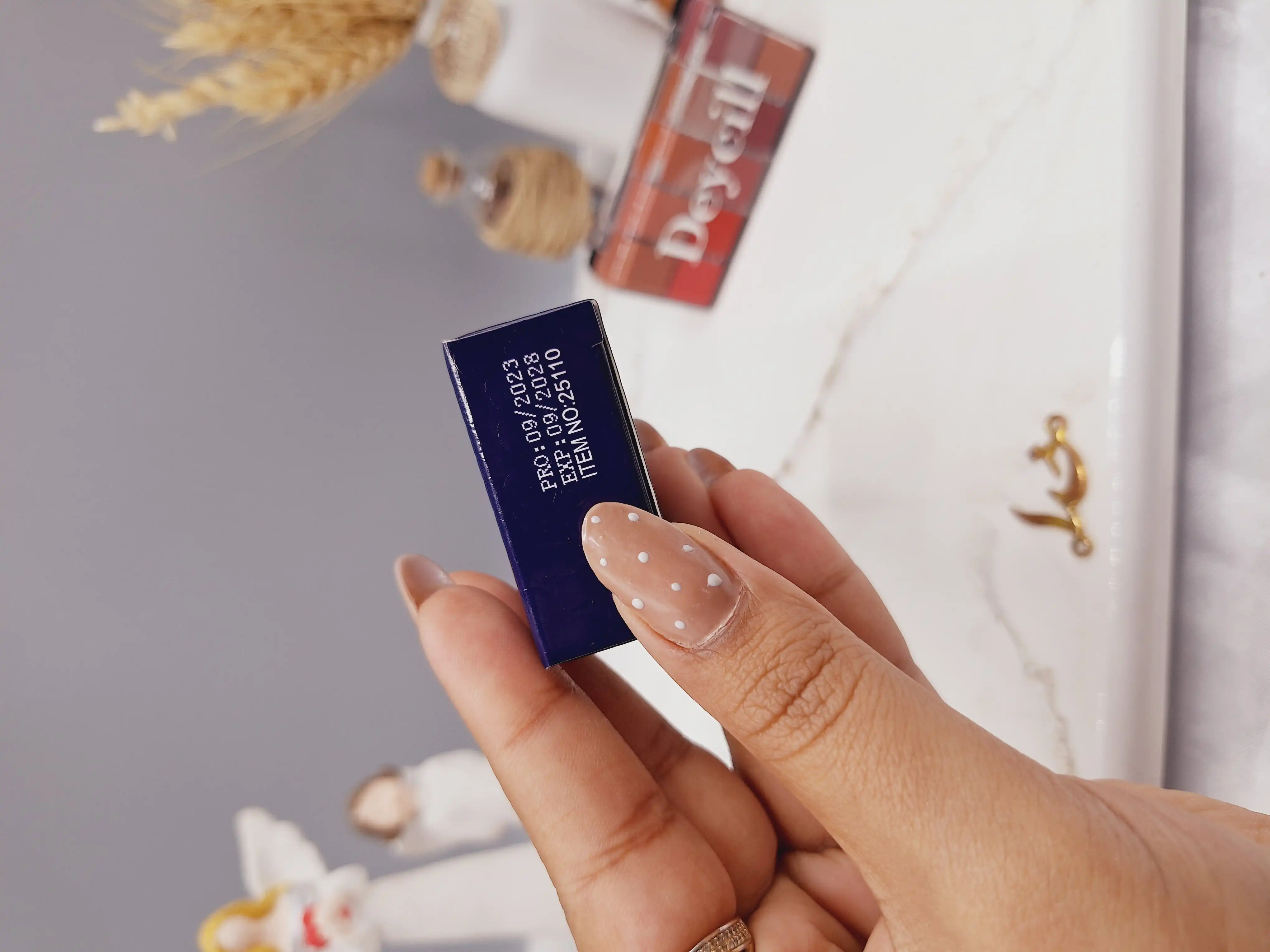 پالت رژ لب ده رنگ برند دیسیل Deycill کد 50374