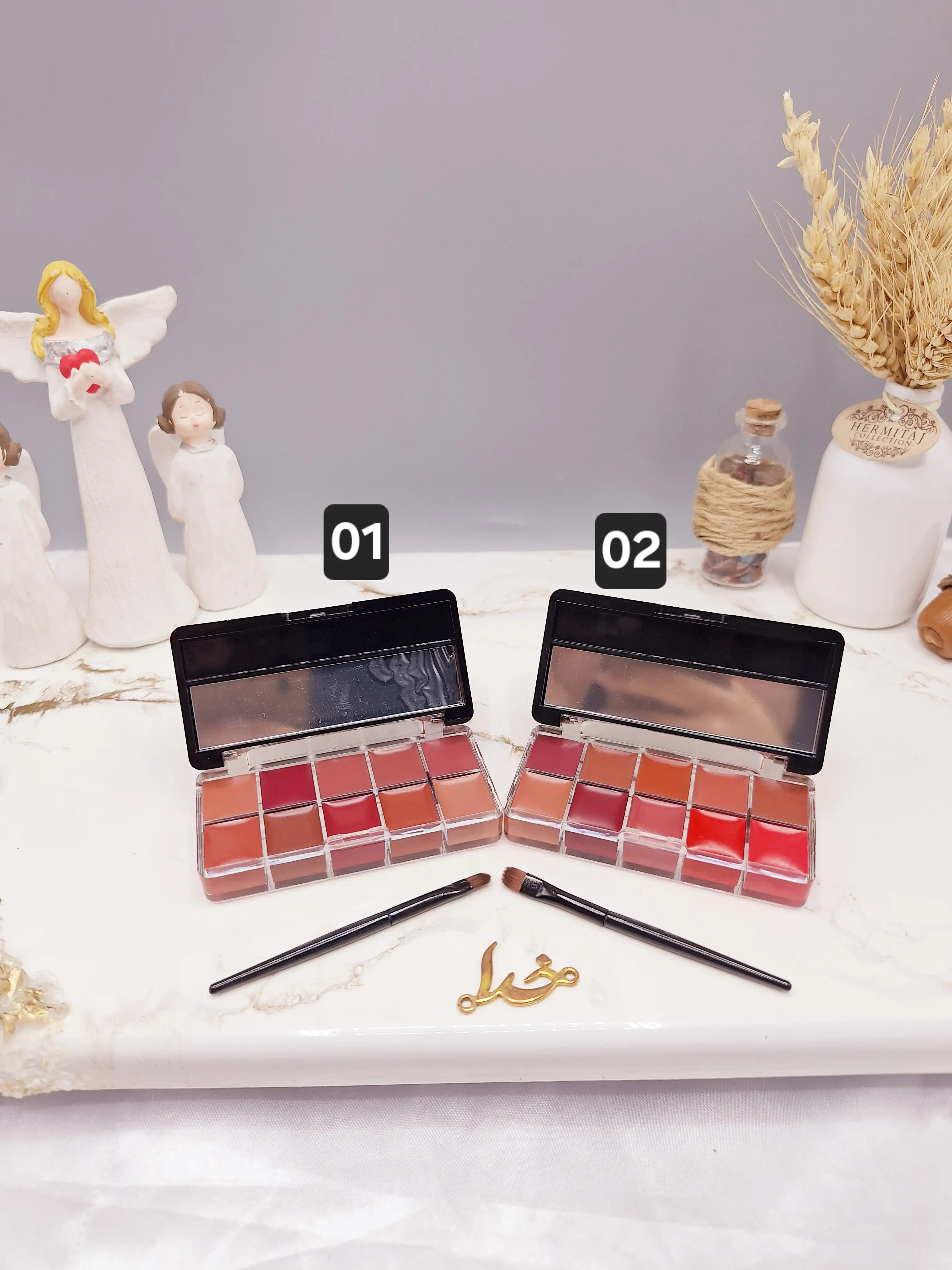 پالت رژ لب ده رنگ برند دیسیل Deycill کد 50374