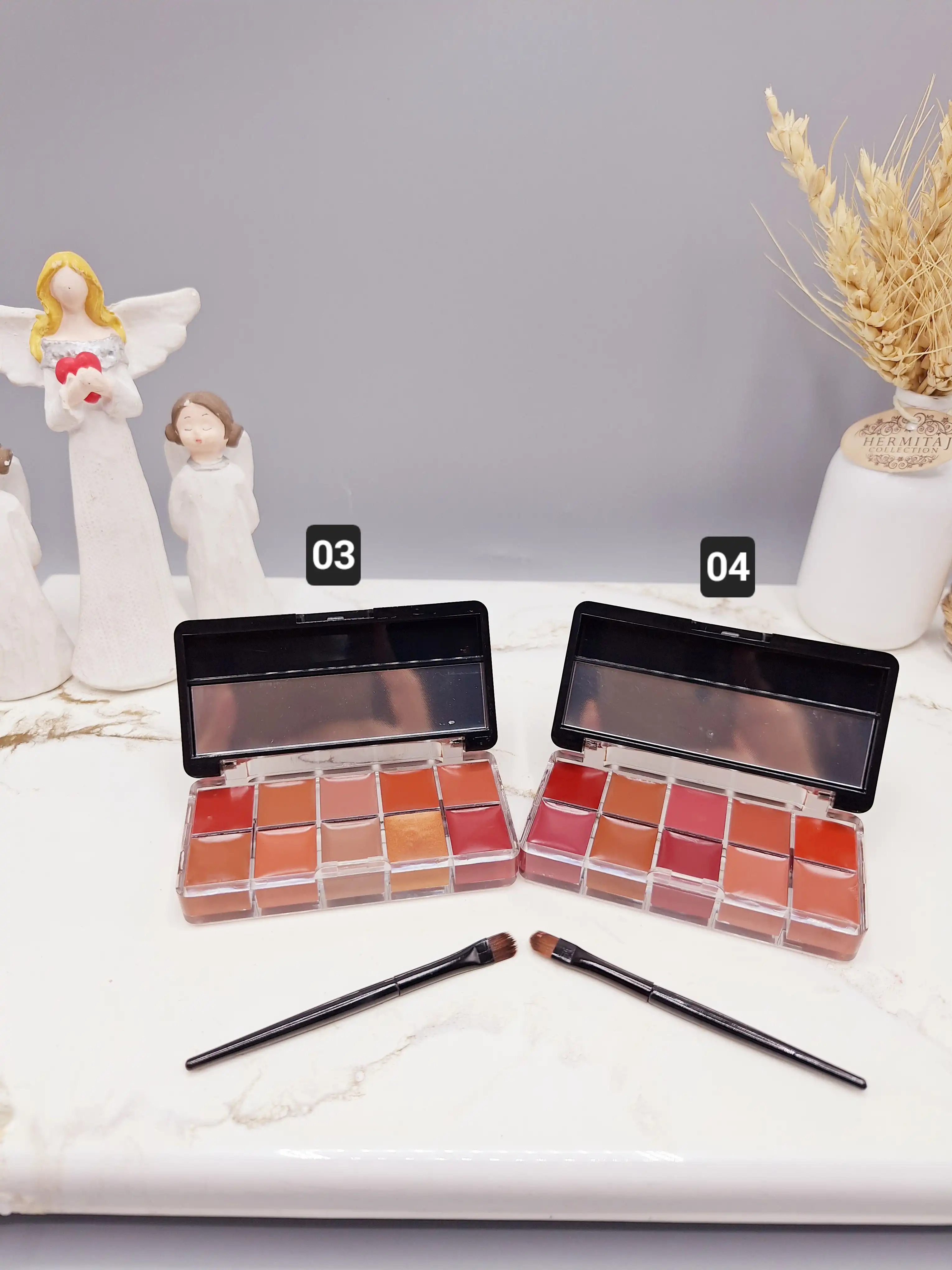 پالت رژ لب ده رنگ برند دیسیل Deycill کد 50374