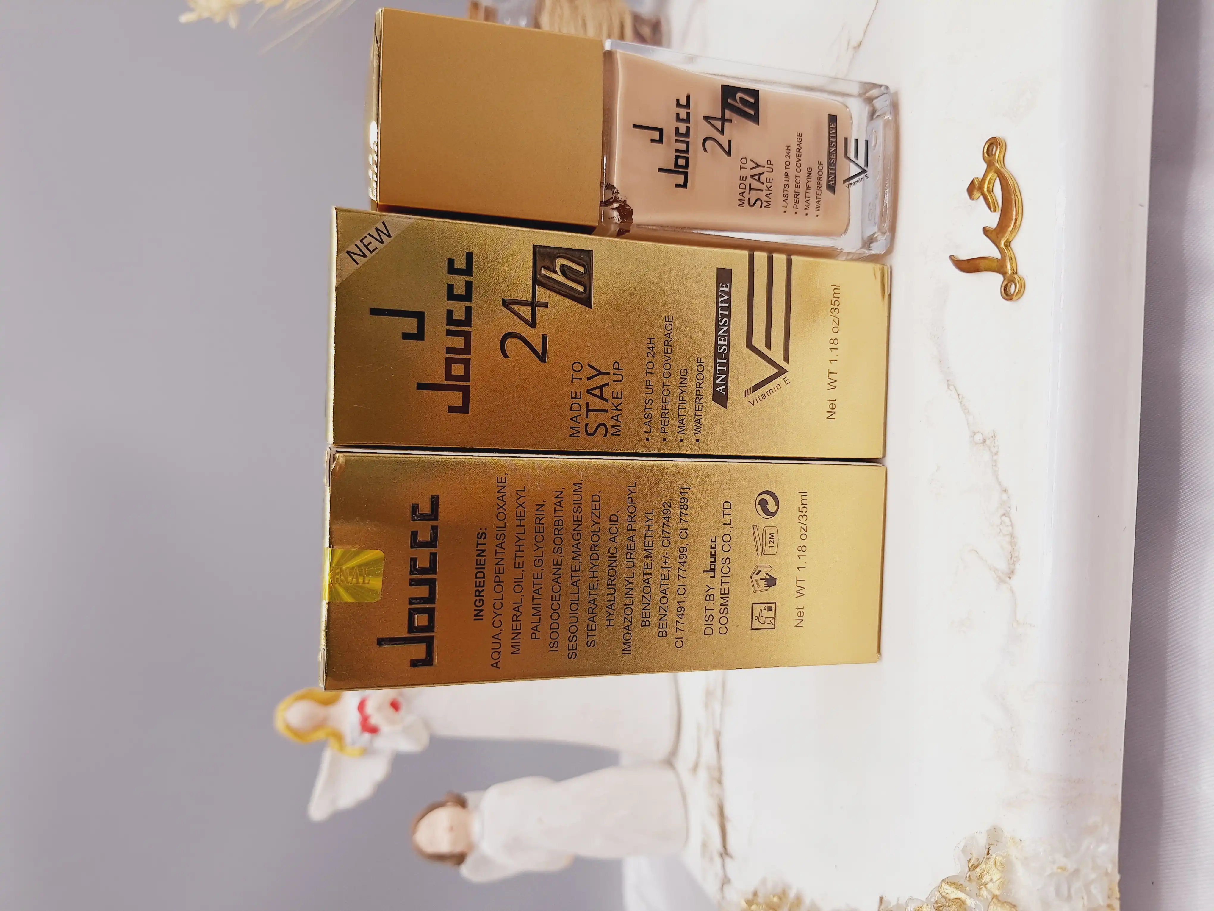 کرم پودر 24 ساعته و ضد آب برند جوسه Jouccc کد 1081