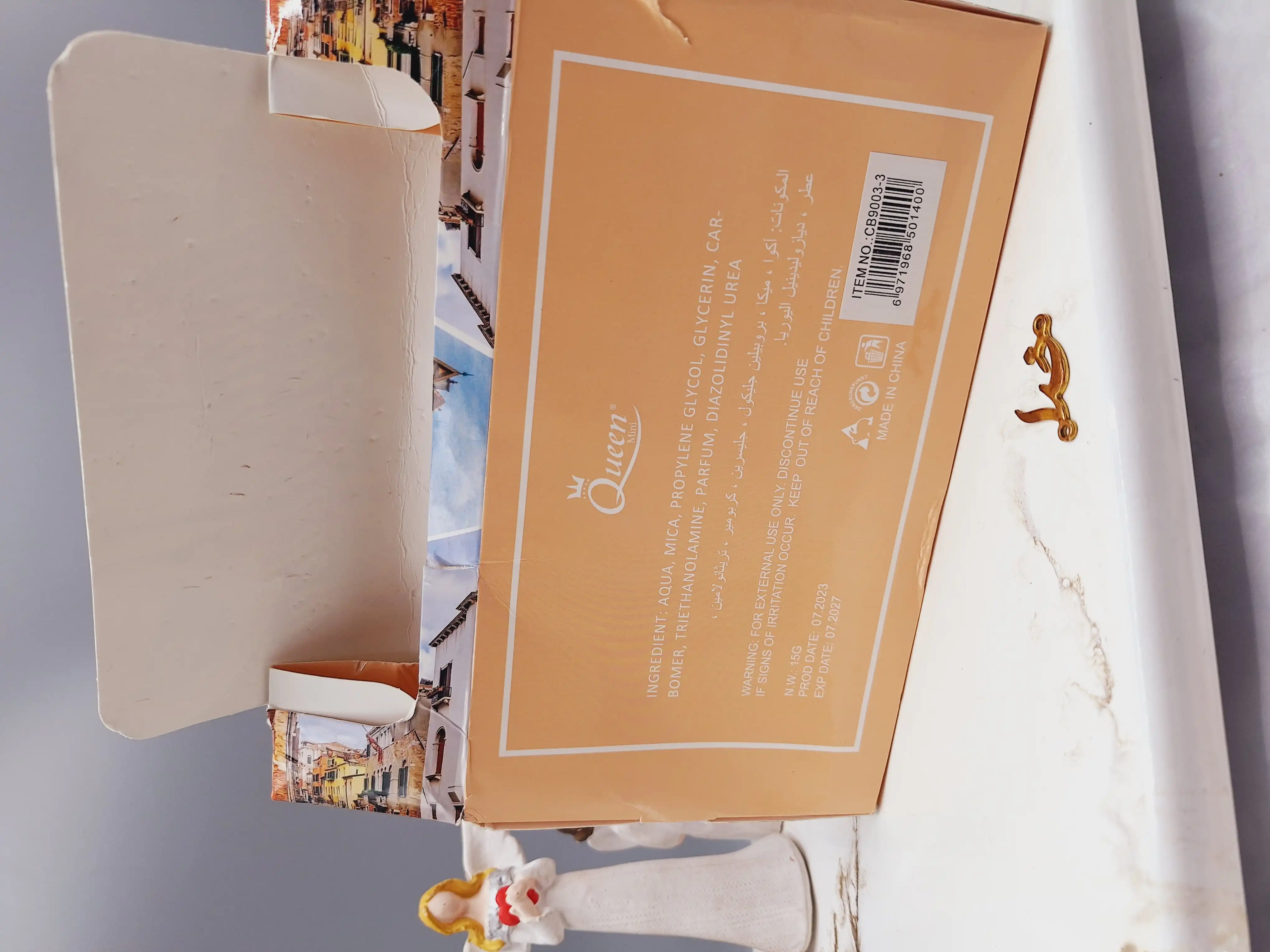 خط چشم رنگی مدل پروانه برند مینی کوئین Mini Queen کد CB9003_3