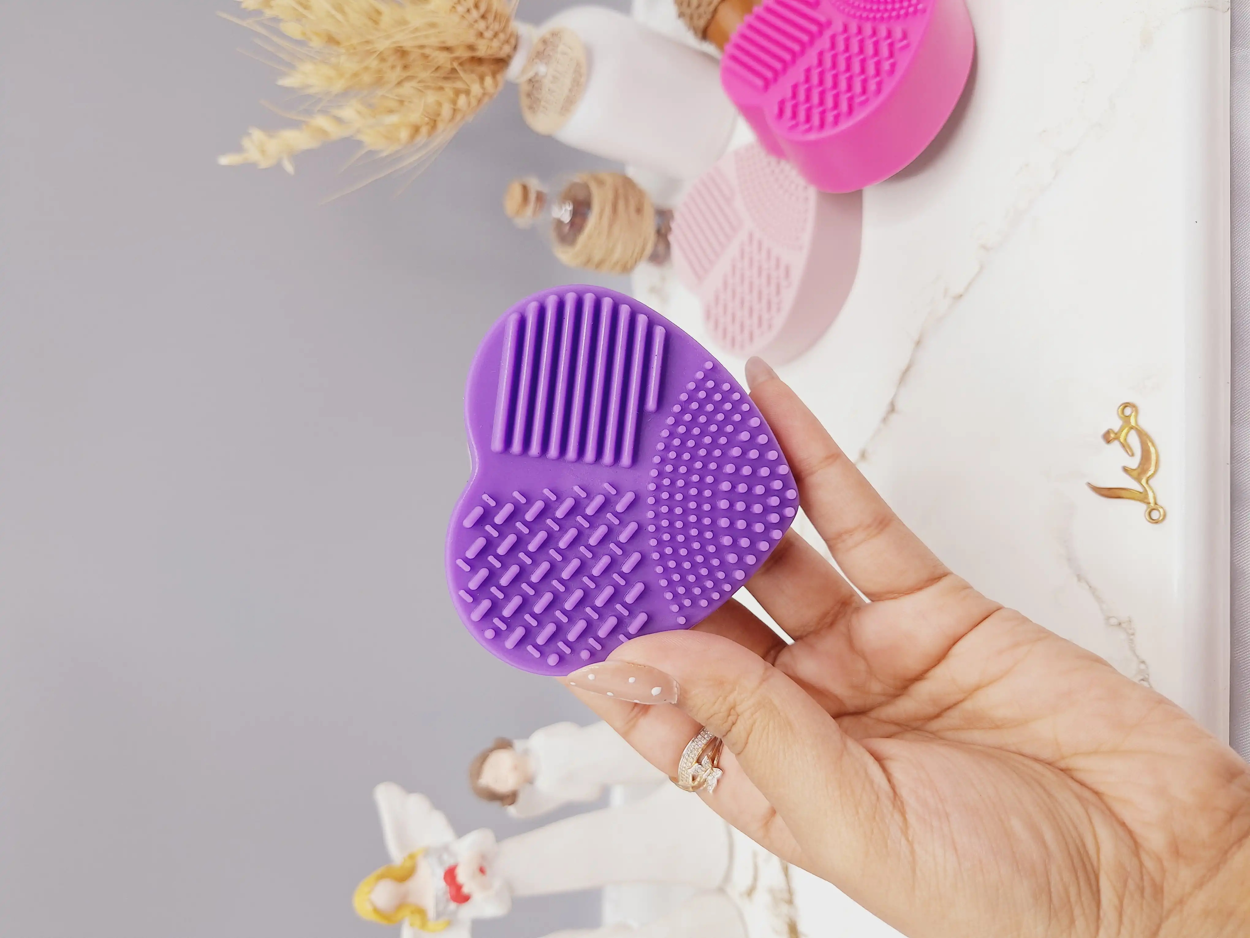 براش شور سلیکونی طرح قلب