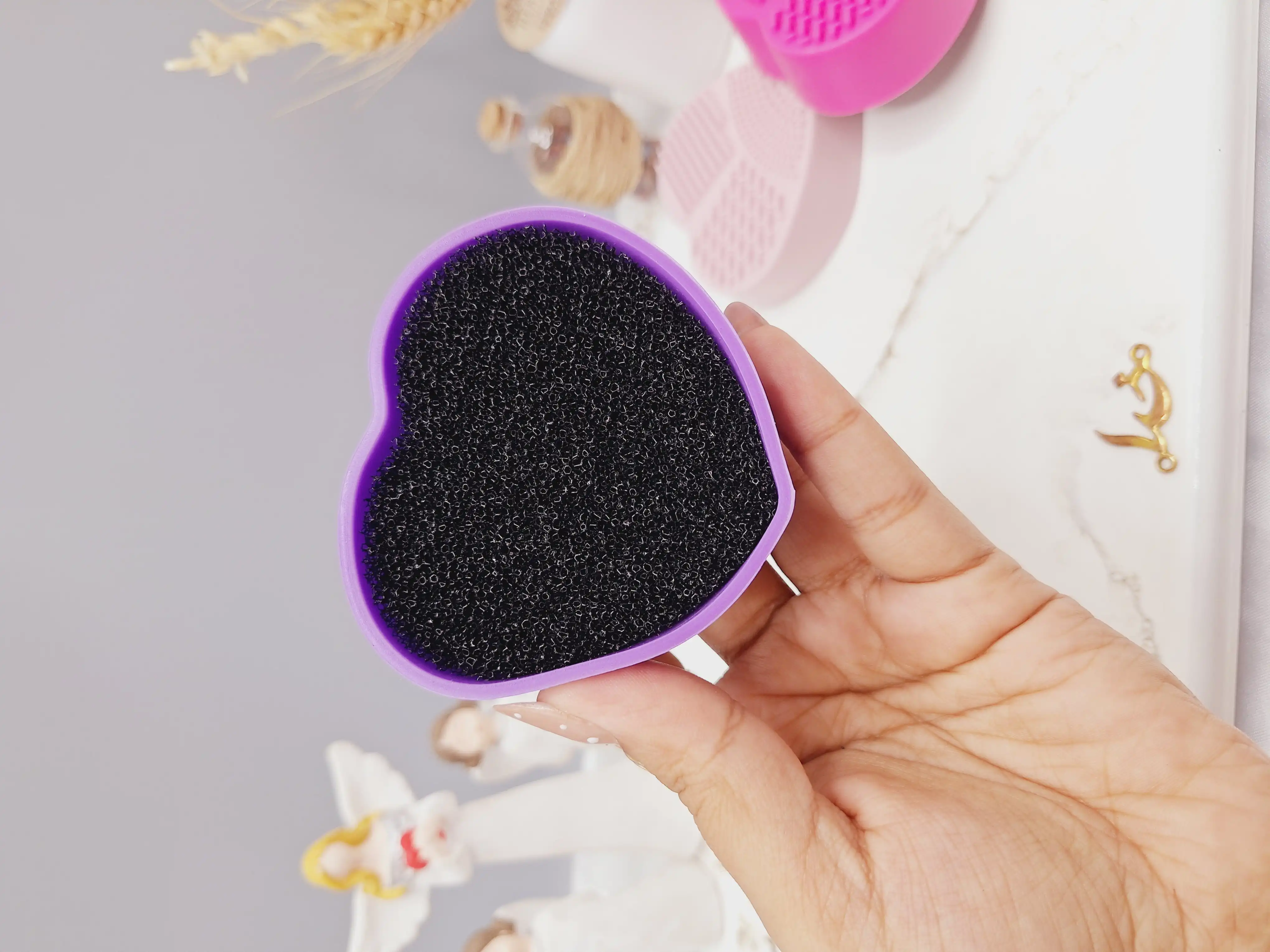 براش شور سلیکونی طرح قلب