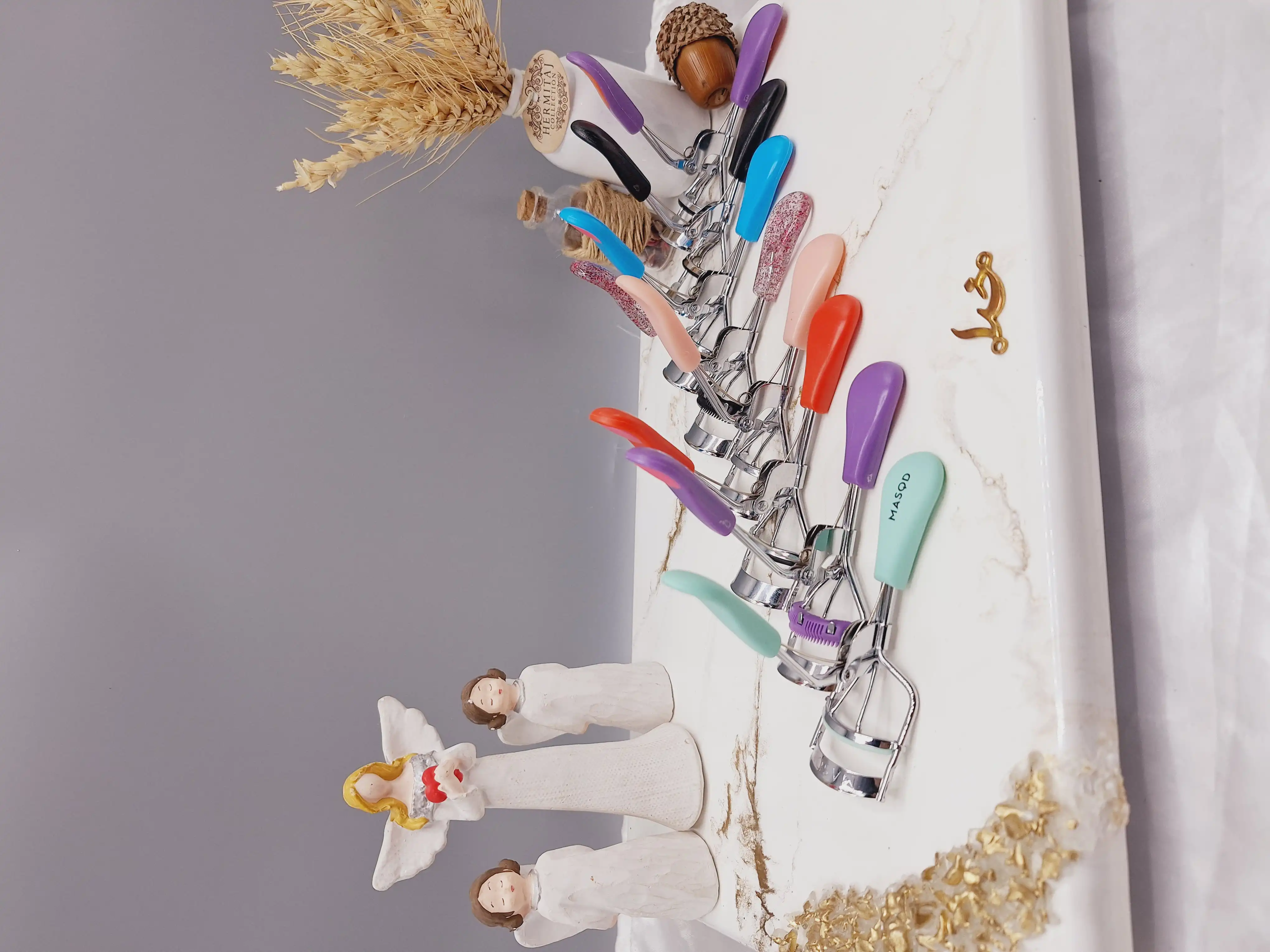 فرمژه فانتزی دسته رنگی برند USHAS کد CT227