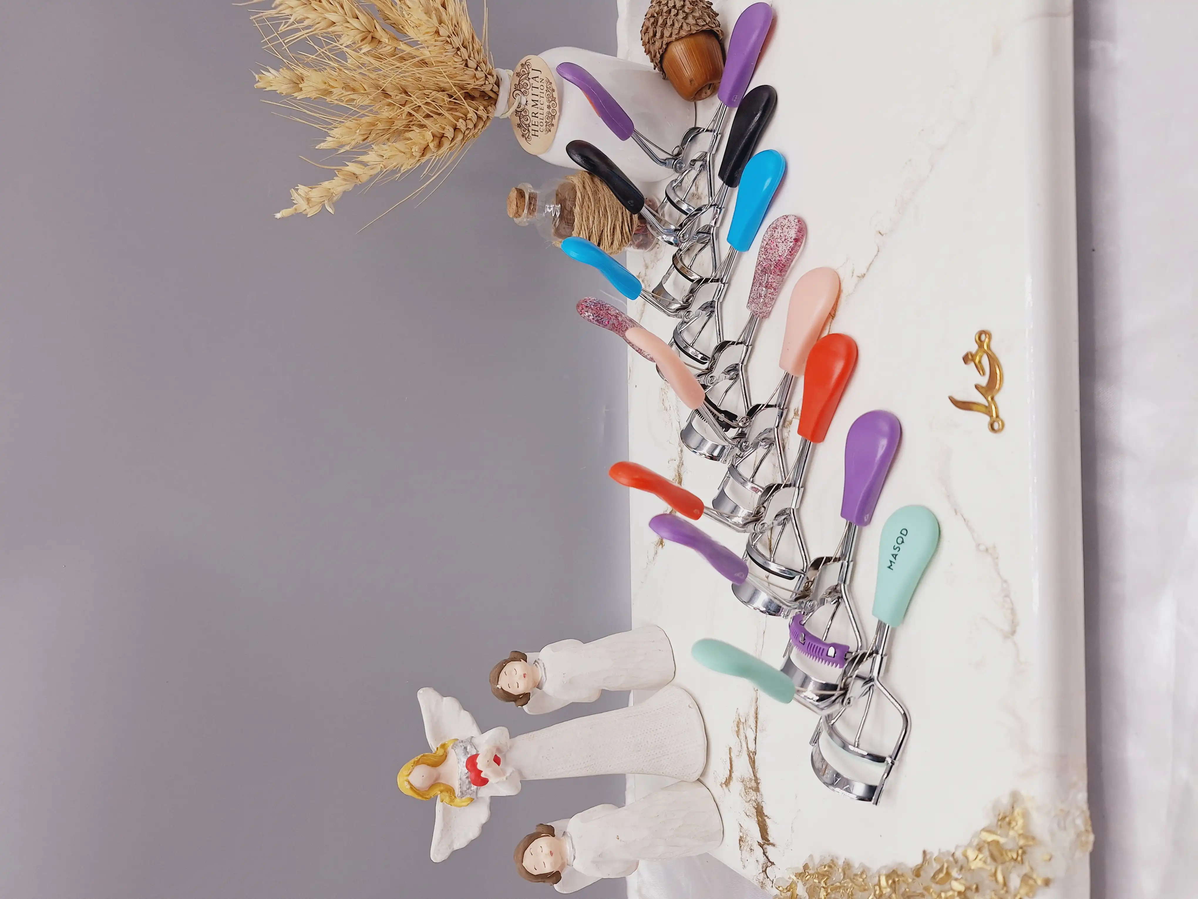 فرمژه فانتزی دسته رنگی برند USHAS کد CT227