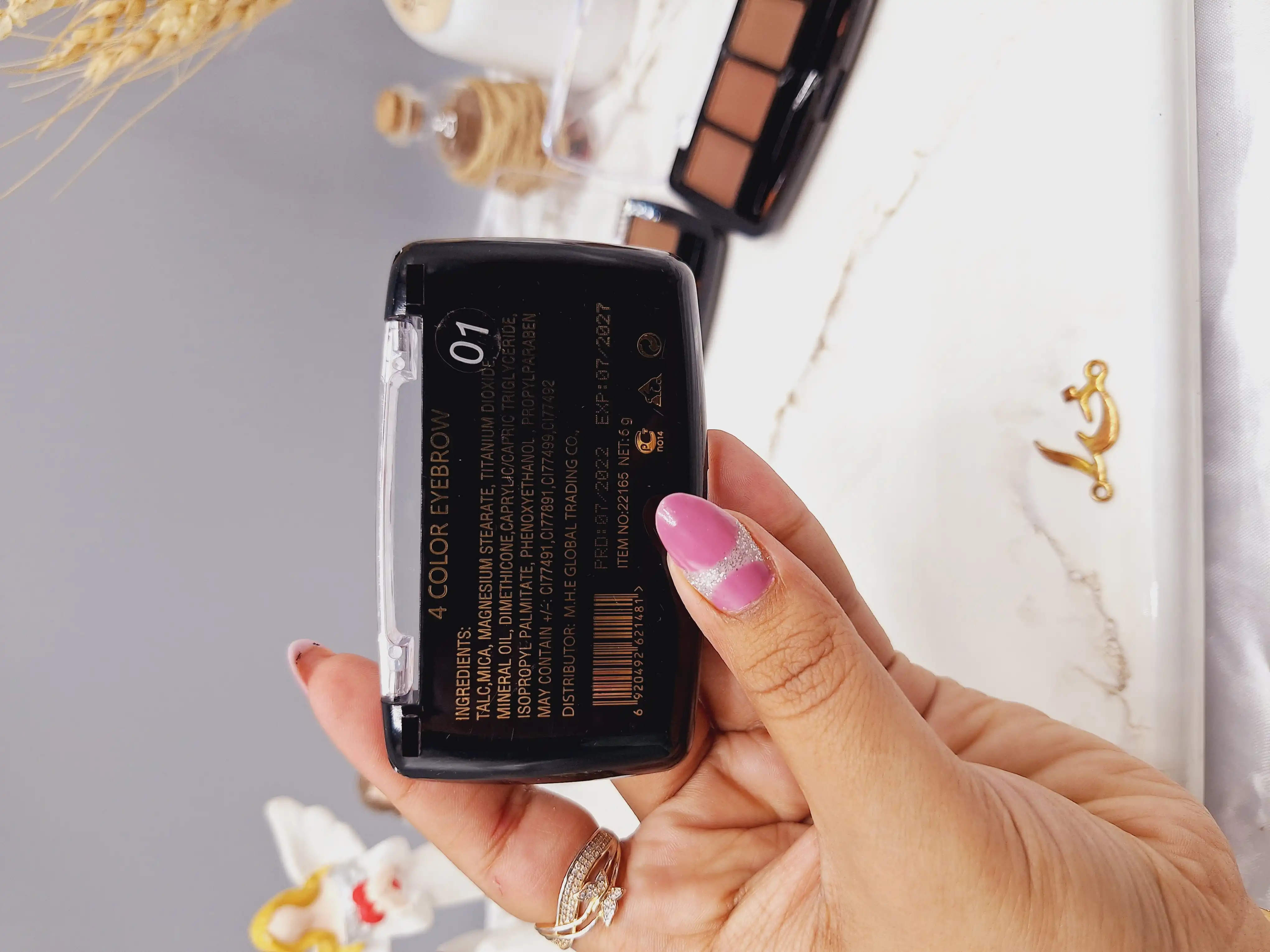 سایه ابرو 4 رنگ برند Deycill کد 1481