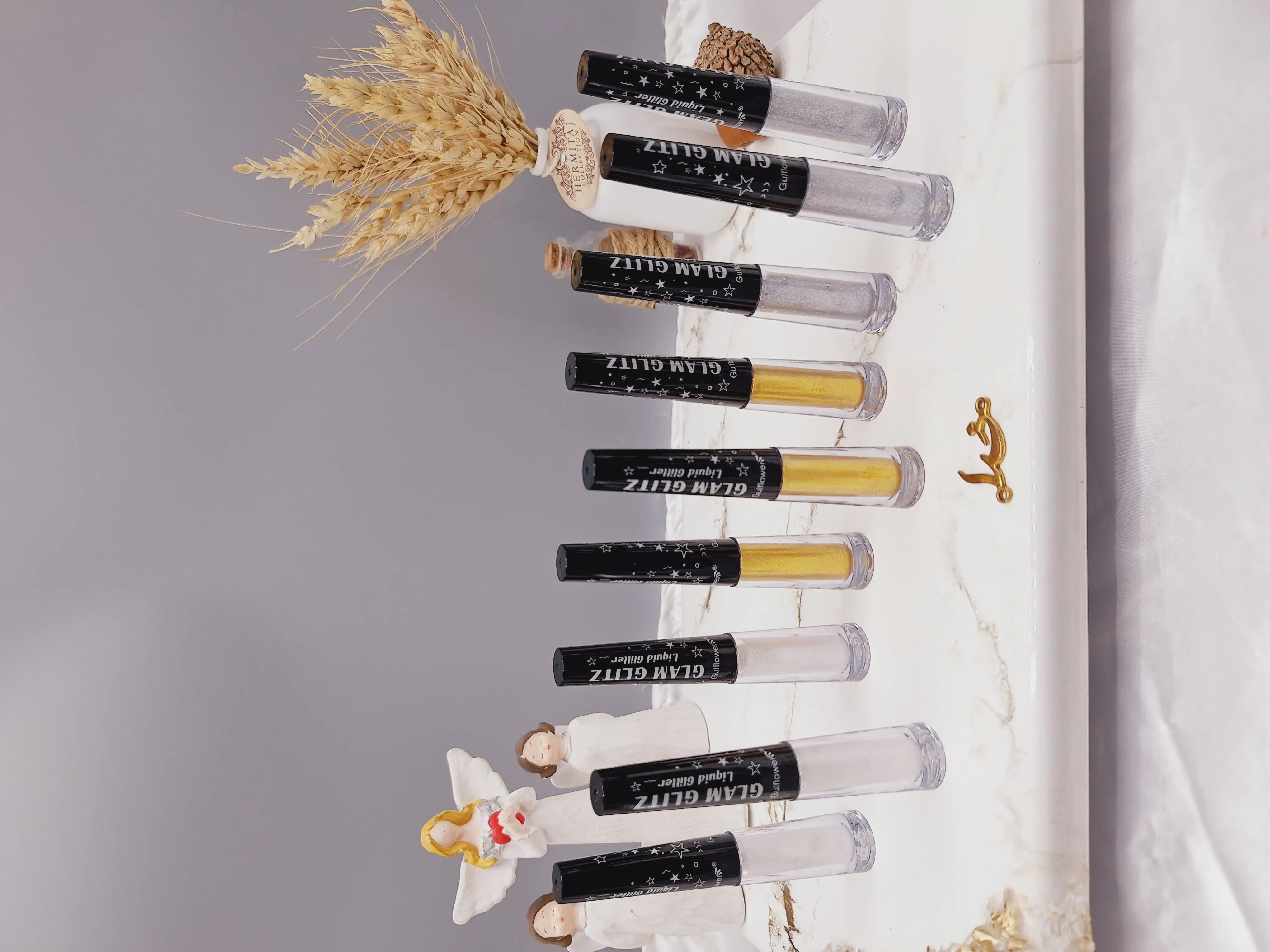 خط چشم گلیتری مایع برند GLAM GLITZ کد EG040