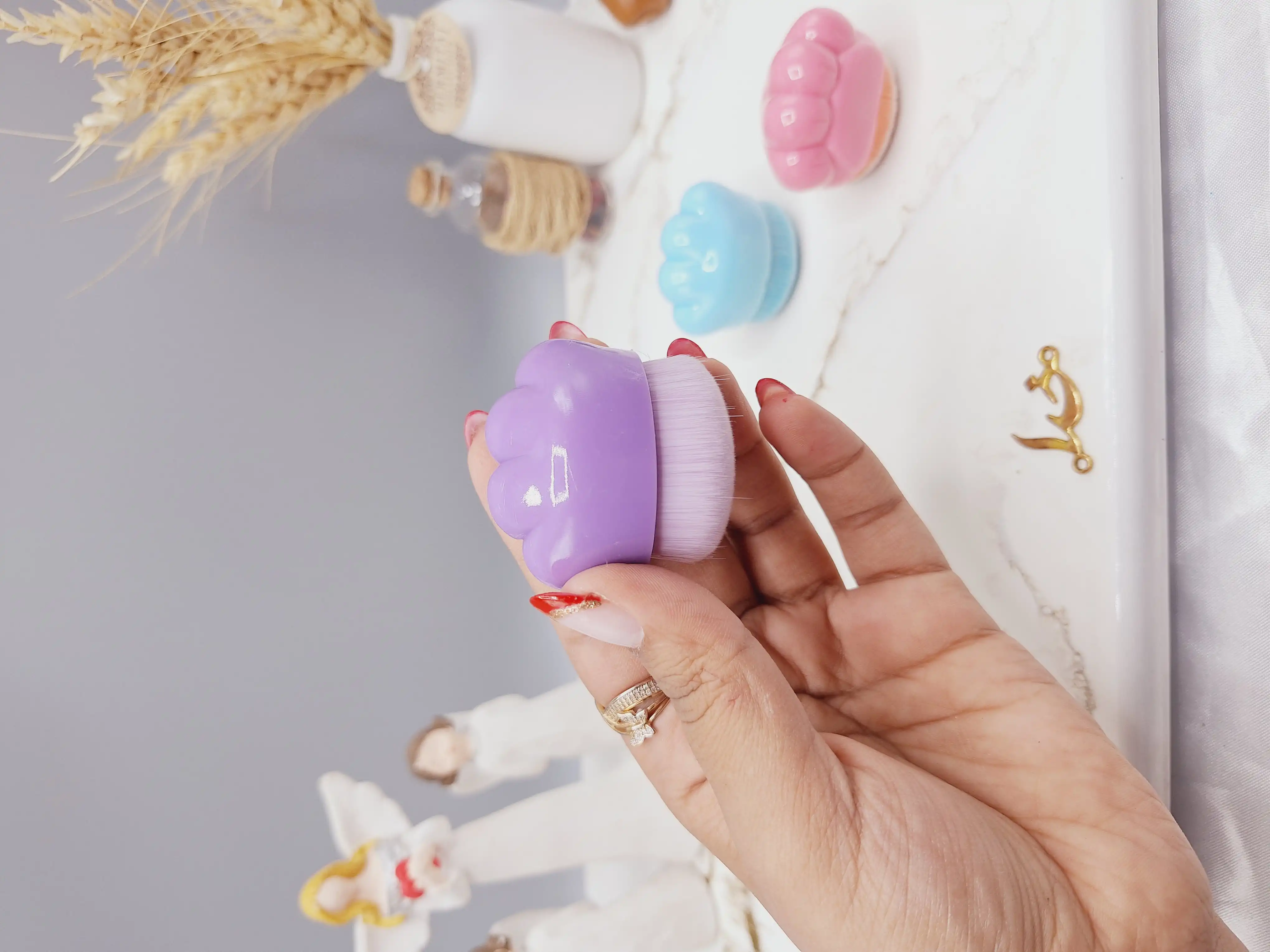 براش باکس دار طرح پنجه گربه