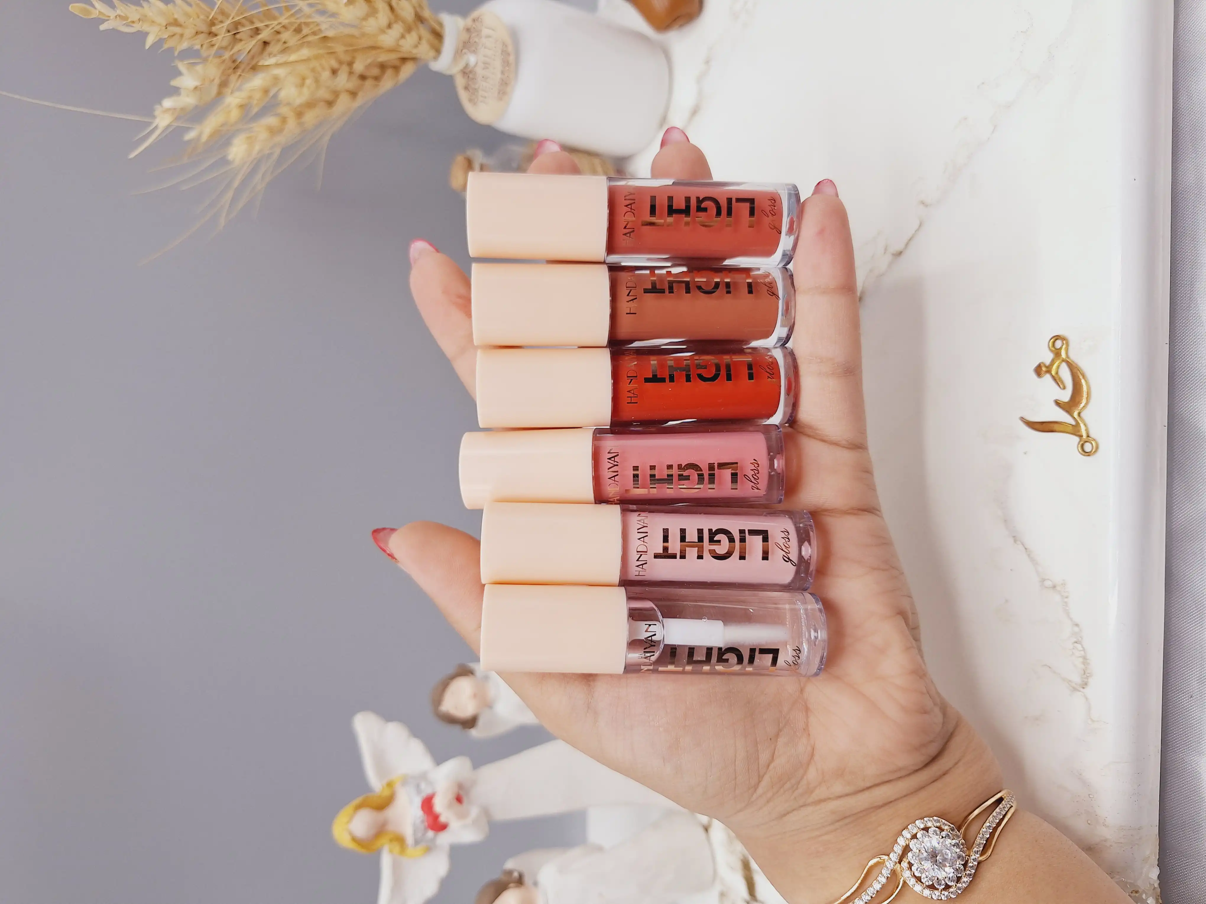 پک رژلب مایع 6 عددی پک A برند هندیان ‌HANDAIYAN کد H1015_6